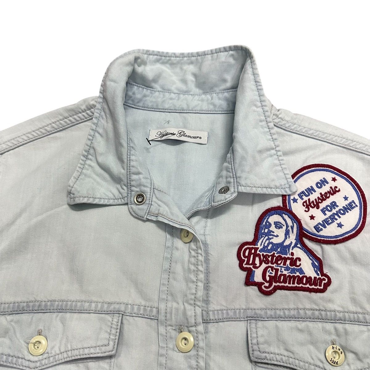 Hysteric Glamour 💥Hysteric Glamour💥 Vintage Polo Tee Hysteric gLamour 💥 Size US M / EU 48-50 / 2 - 3 Thumbnail