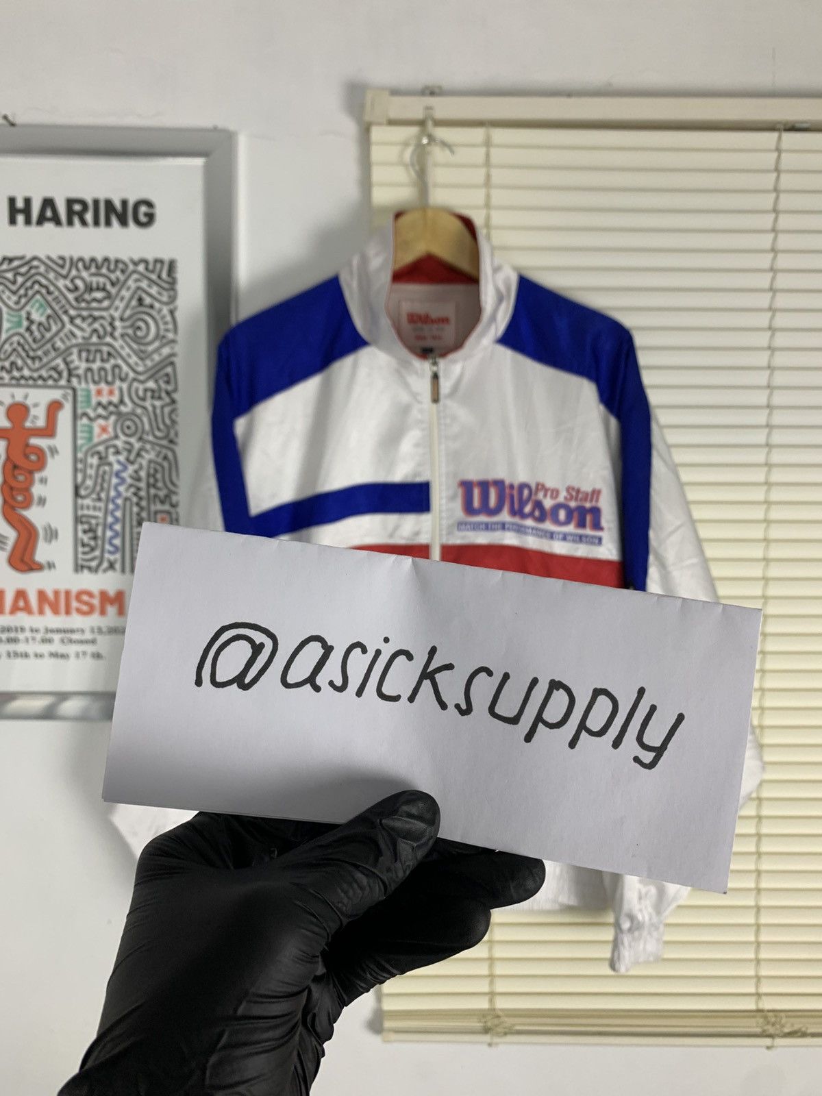 Vintage × Wilson Vintage 90s Wilson Oversized Tennis Jacket Size US L / EU 52-54 / 3 - 2 Thumbnail