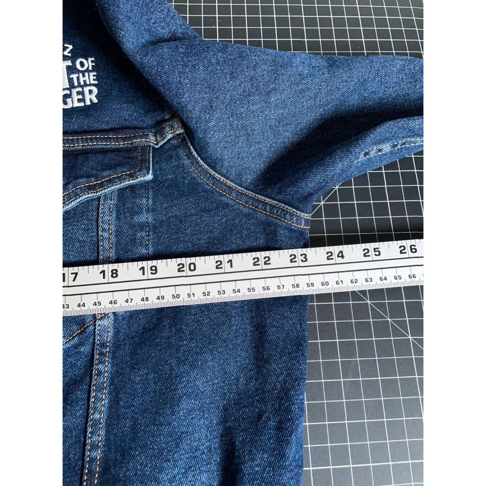 Levi's Levi's Denim Jacket Adult XL Blue Trucker Embroidered 90s Grunge Mens Size US XL / EU 56 / 4 - 5 Thumbnail