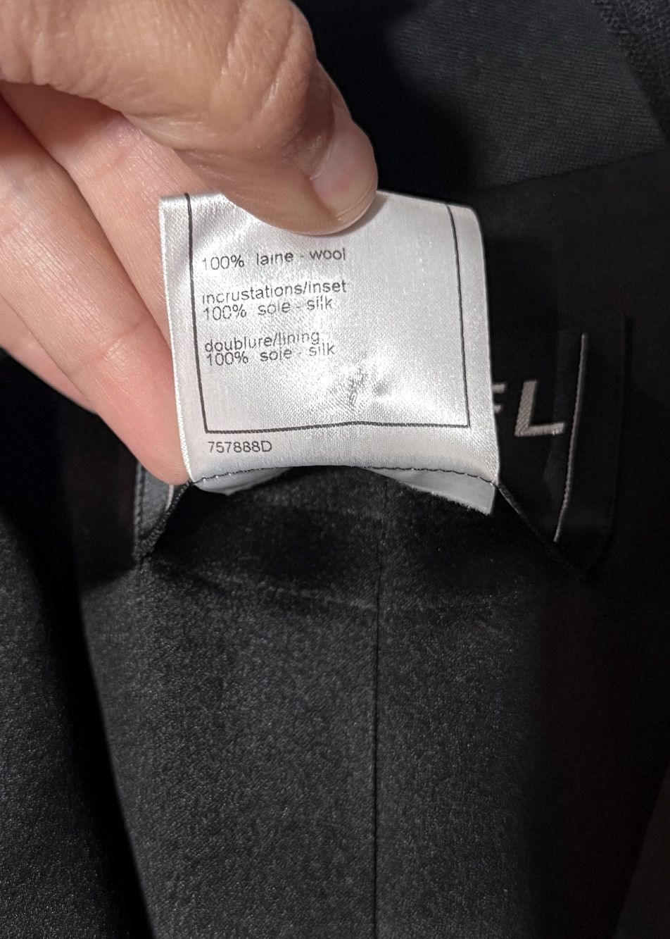 Chanel Chanel FW06 Black Tuxedo Long Jacket Size XS / US 0-2 / IT 36-38 - 11 Thumbnail