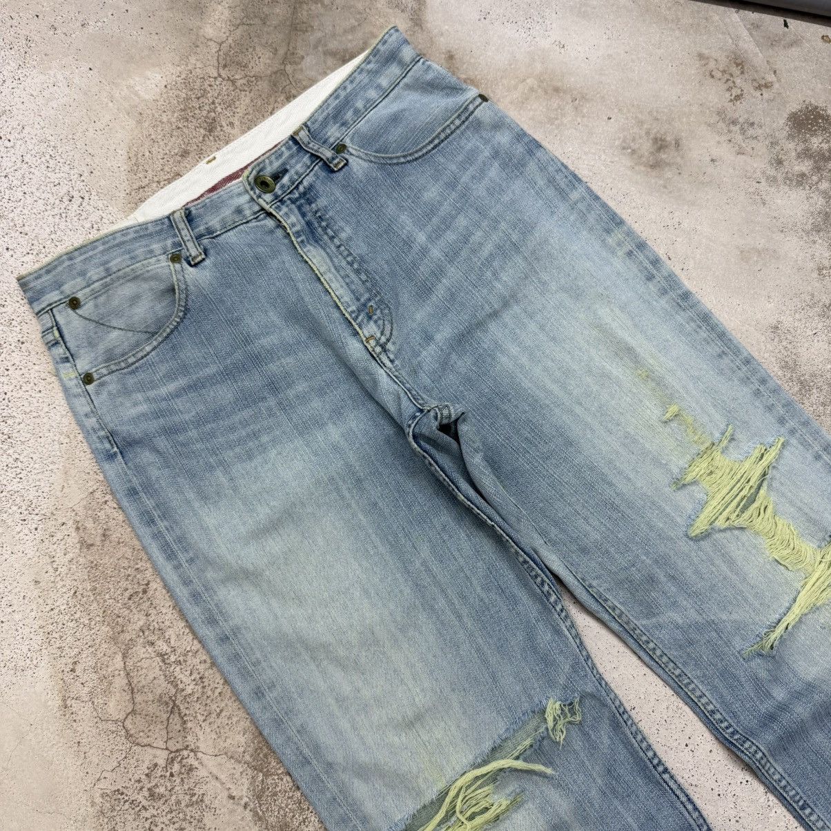 Element Element Distressed Flourescent Thread Denim Pants Size US 29 - 4 Thumbnail