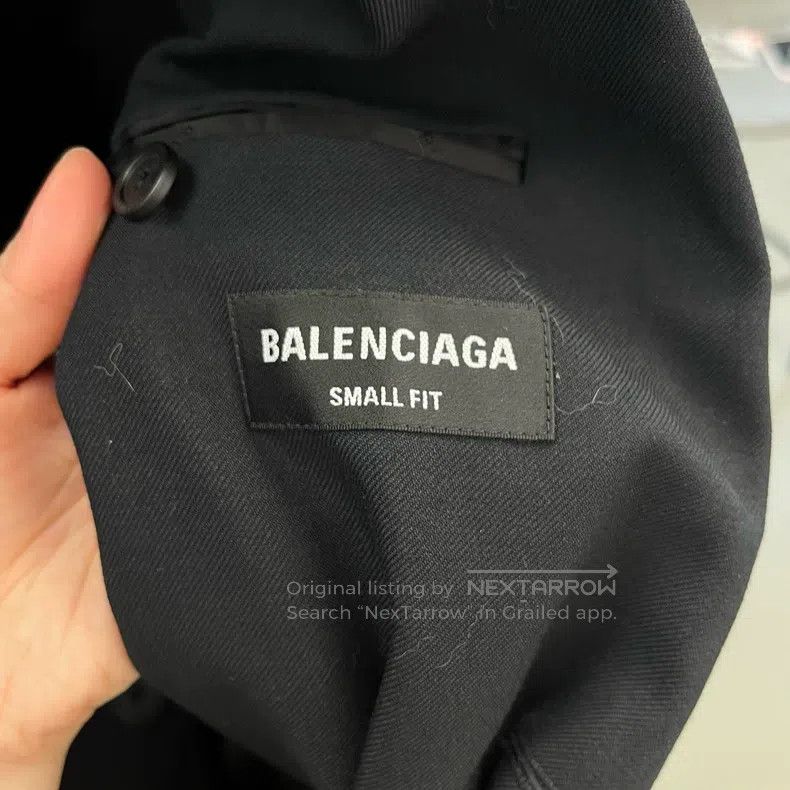 Balenciaga Balenciaga Mastercard Logo Embroidered Blazer Size L / US 10 / IT 46 - 5 Thumbnail