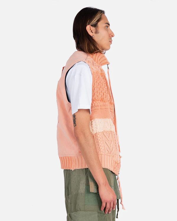Greg Lauren $2250 Greg Lauren Sample Coral Fisherman Vest Size US L / EU 52-54 / 3 - 3 Thumbnail