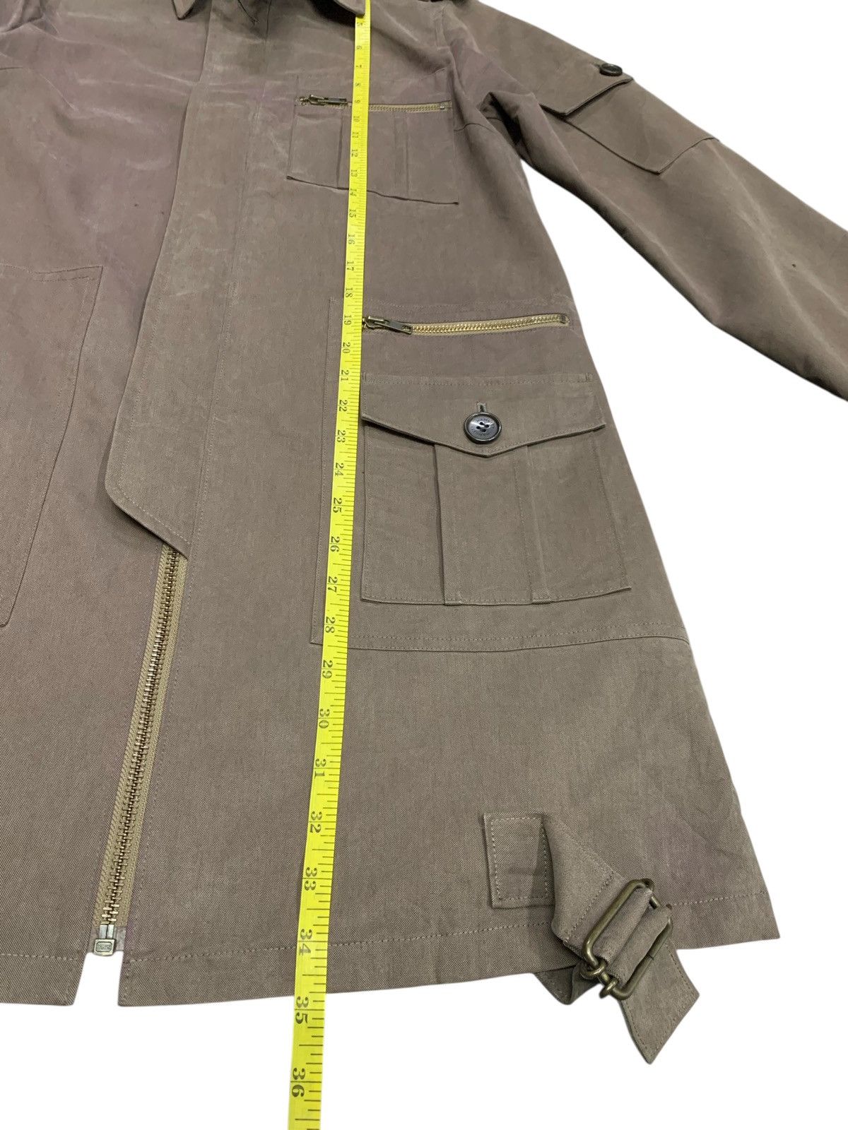 Designer × Katharine Hamnett London Rare Katherine Hamnett Coat Parka Zipper Down Jacket Size M / US 6-8 / IT 42-44 - 13 Thumbnail