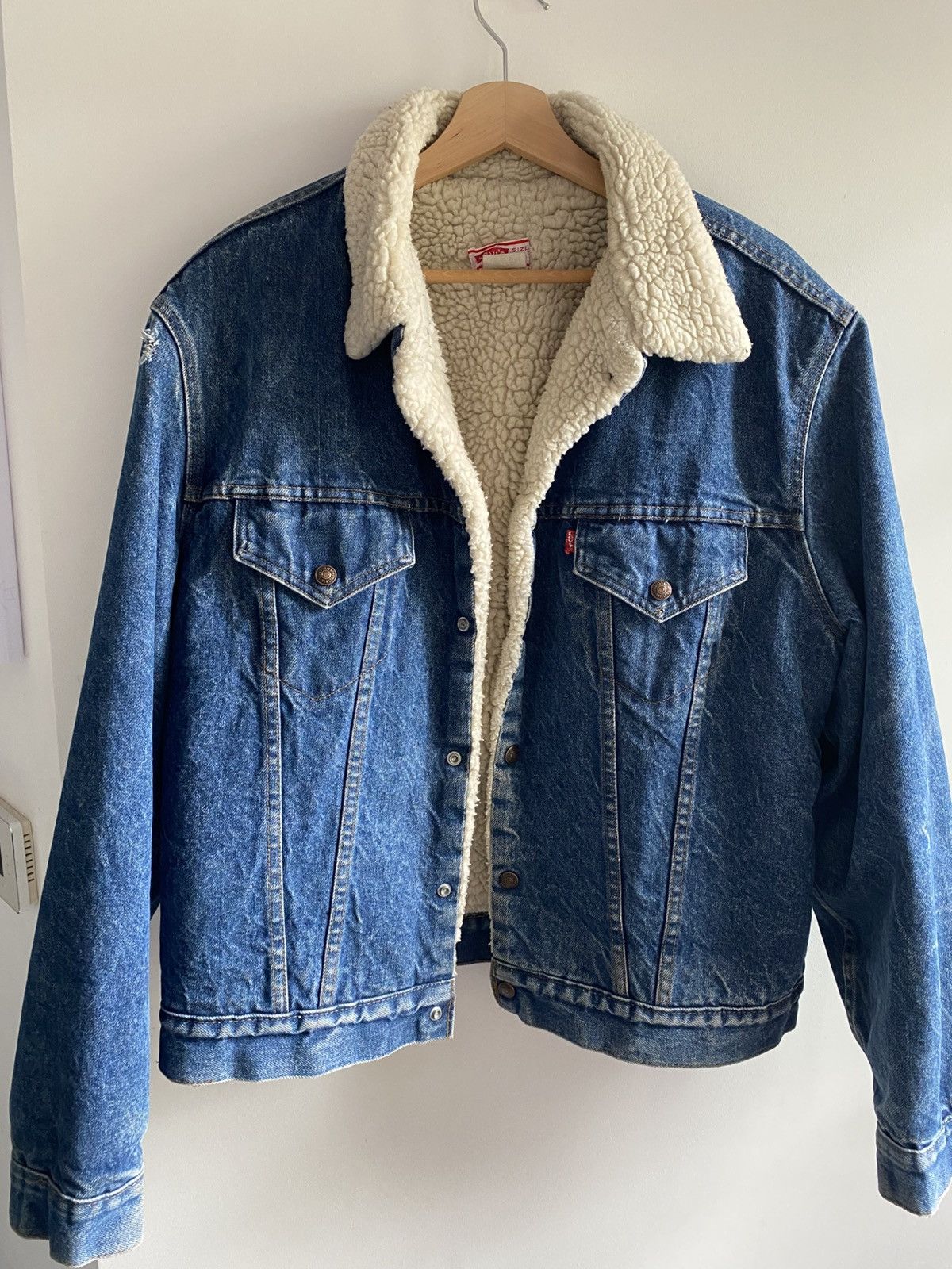 Levi's Vintage Levi’s Sherpa Denim Jacket Size US M / EU 48-50 / 2 - 1 Thumbnail