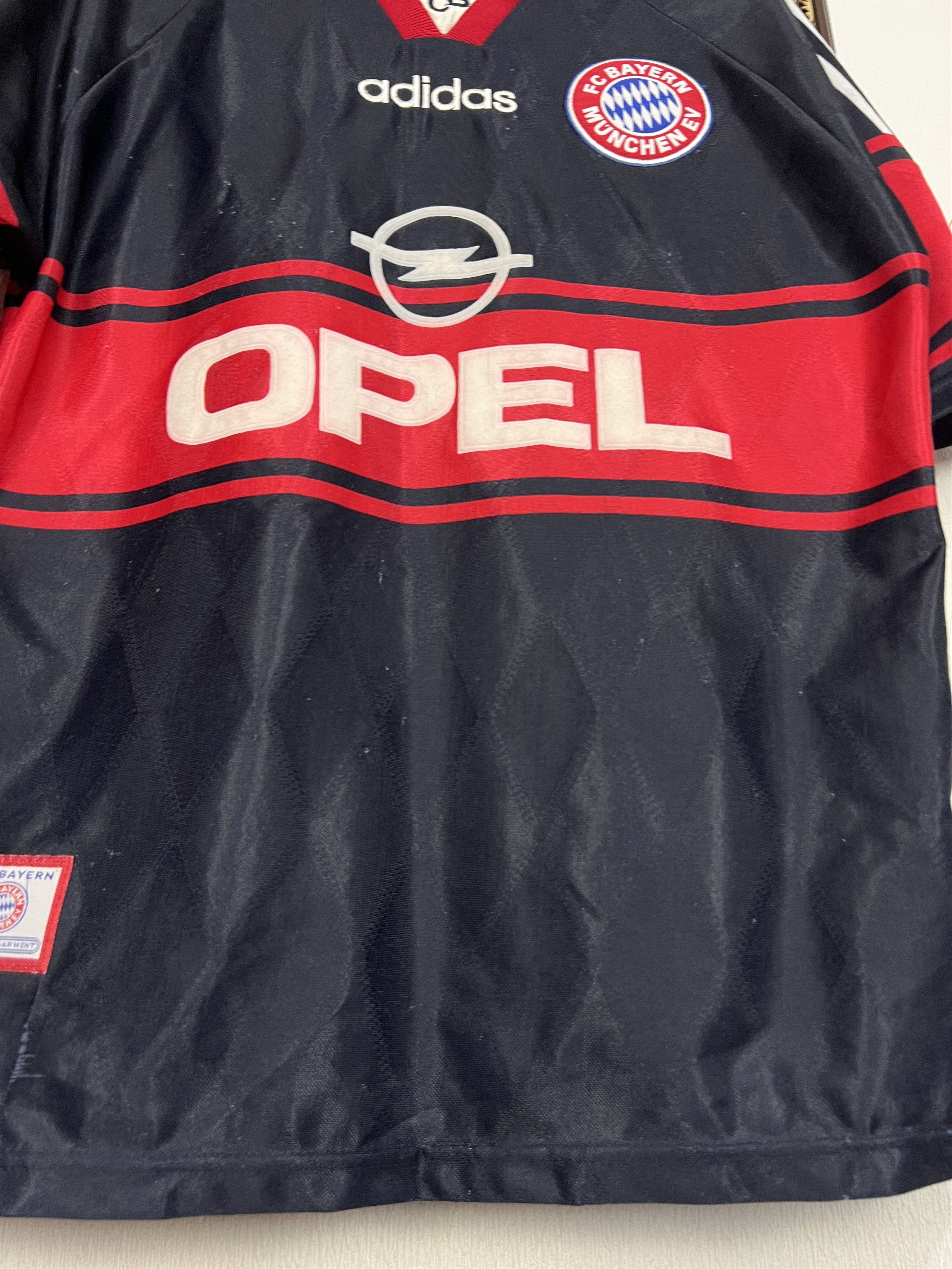 Adidas Bayern Munich Home football shirt 1997 Soccer Jersey Trikot Size US M / EU 48-50 / 2 - 7 Thumbnail