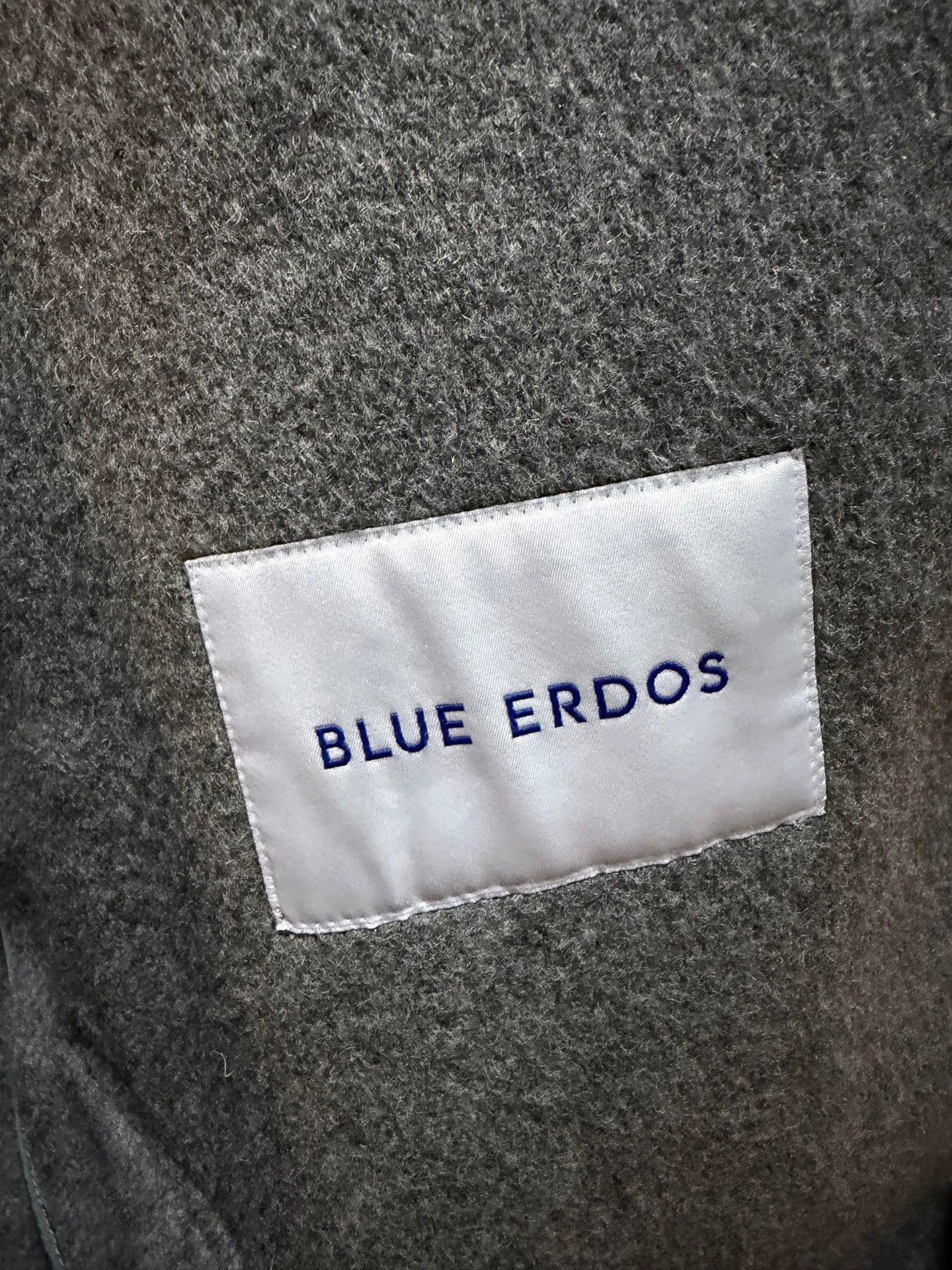 Other Blue Erdos never worn wool + alpaca overcoat xl Size US XL / EU 56 / 4 - 2 Thumbnail