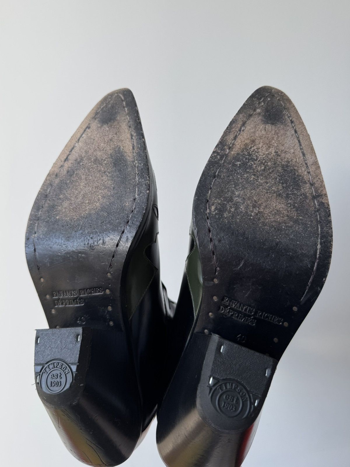 Enfants Riches Deprimes FW20 Midnight Cowboy Western Leather Boots Size US 7.5 / EU 40-41 - 18 Thumbnail