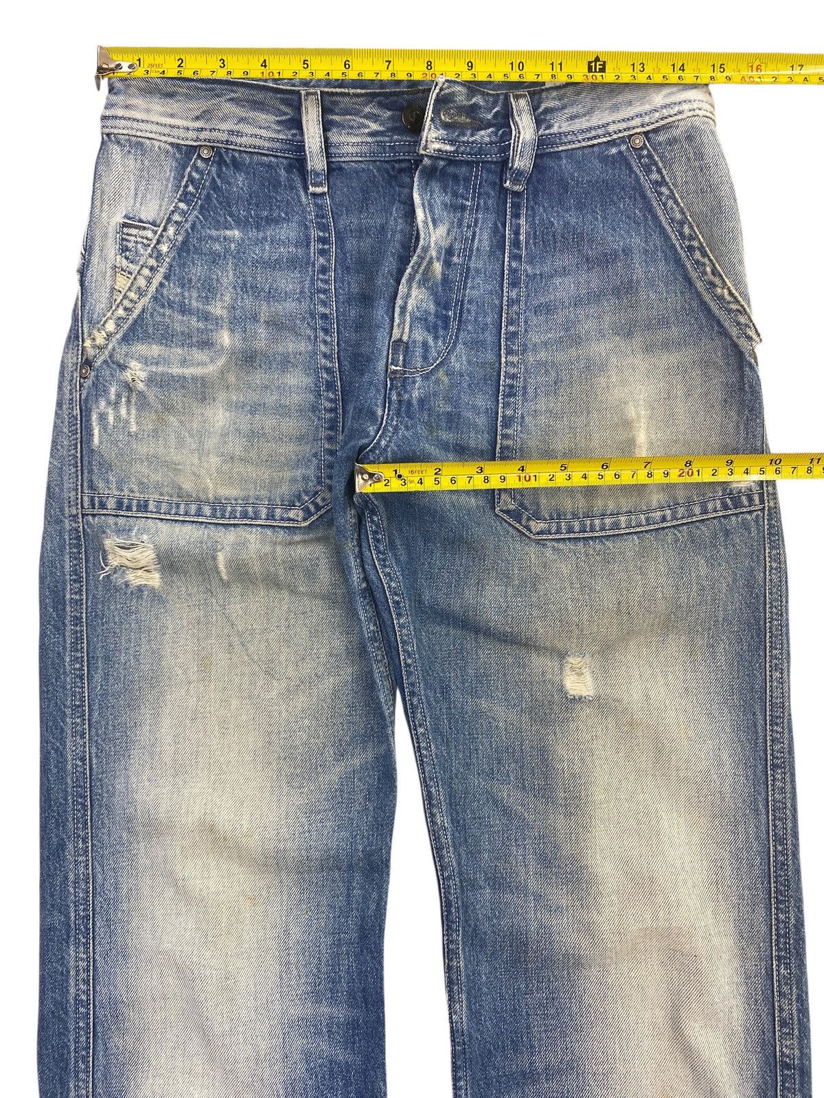 Diesel Diesel Brand Faded Wash Style Bush Pants Denim Size US 30 / EU 46 - 5 Thumbnail