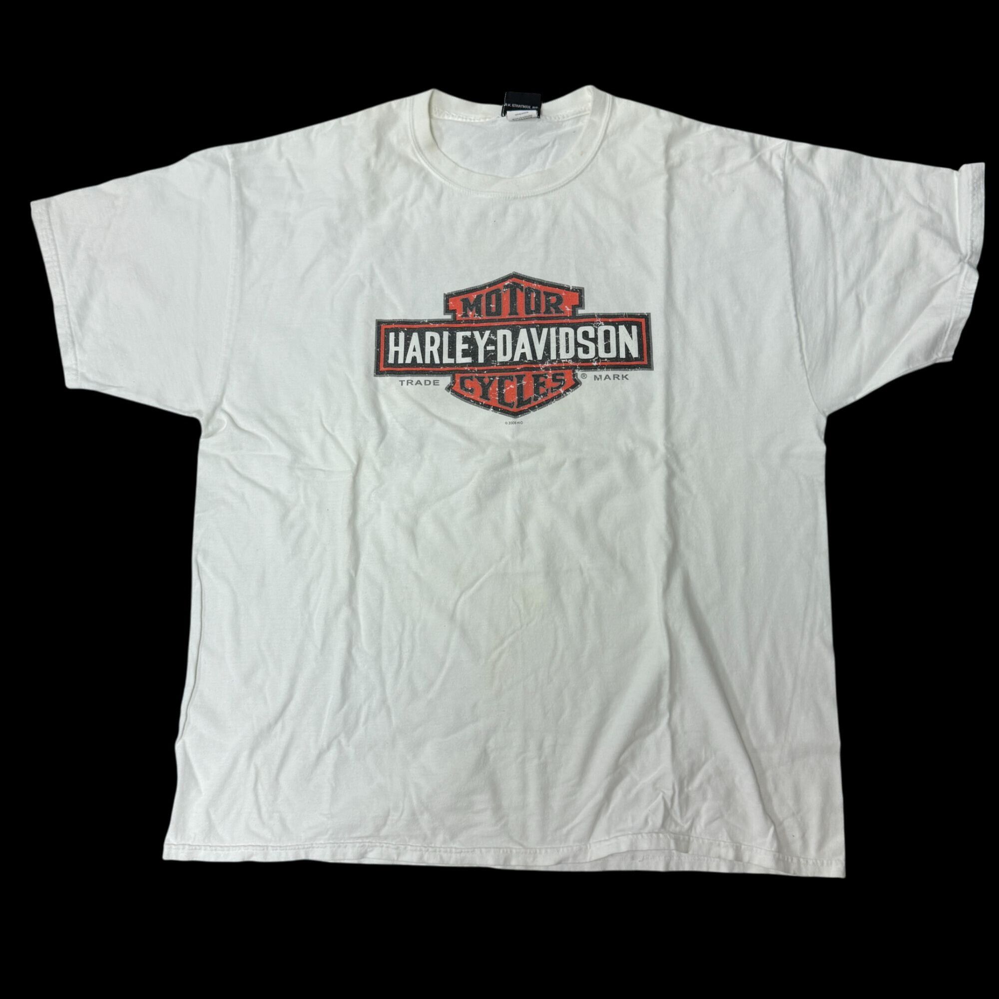 Harley Davidson HD Motorcycle Anchorage ALASKA Biker MOOSE ANTLERS Biker Tee Size US XXL / EU 58 / 5 - 2 Thumbnail