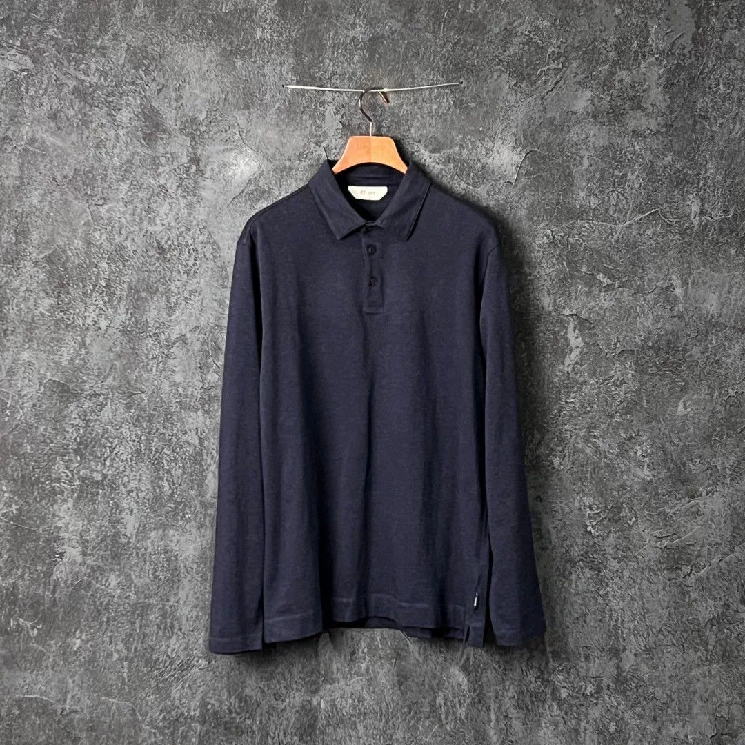 Ermenegildo Zegna Ermenegildo Zegna Blue Polo xl Men Size US XL / EU 56 / 4 - 1 Thumbnail
