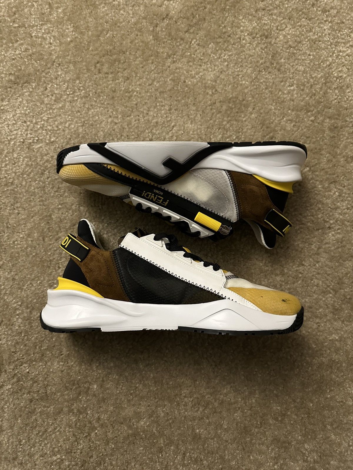 Fendi Feni Flow trainers Size US 8.5 / EU 41-42 - 4 Thumbnail