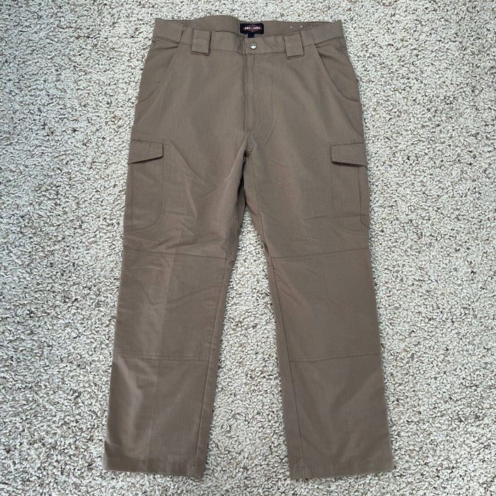 Tru Spec Tru-Spec Tactical Cargo Pants 38x30 Brown Ran Button RipStop ...