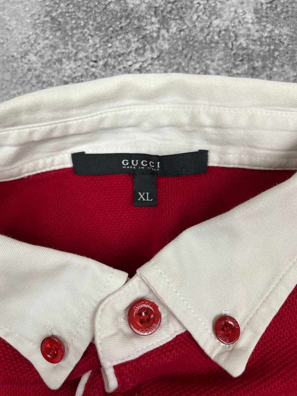 Gucci Gucci Women Polo Shirt Red White Size M Size M / US 6-8 / IT 42-44 - 6 Thumbnail