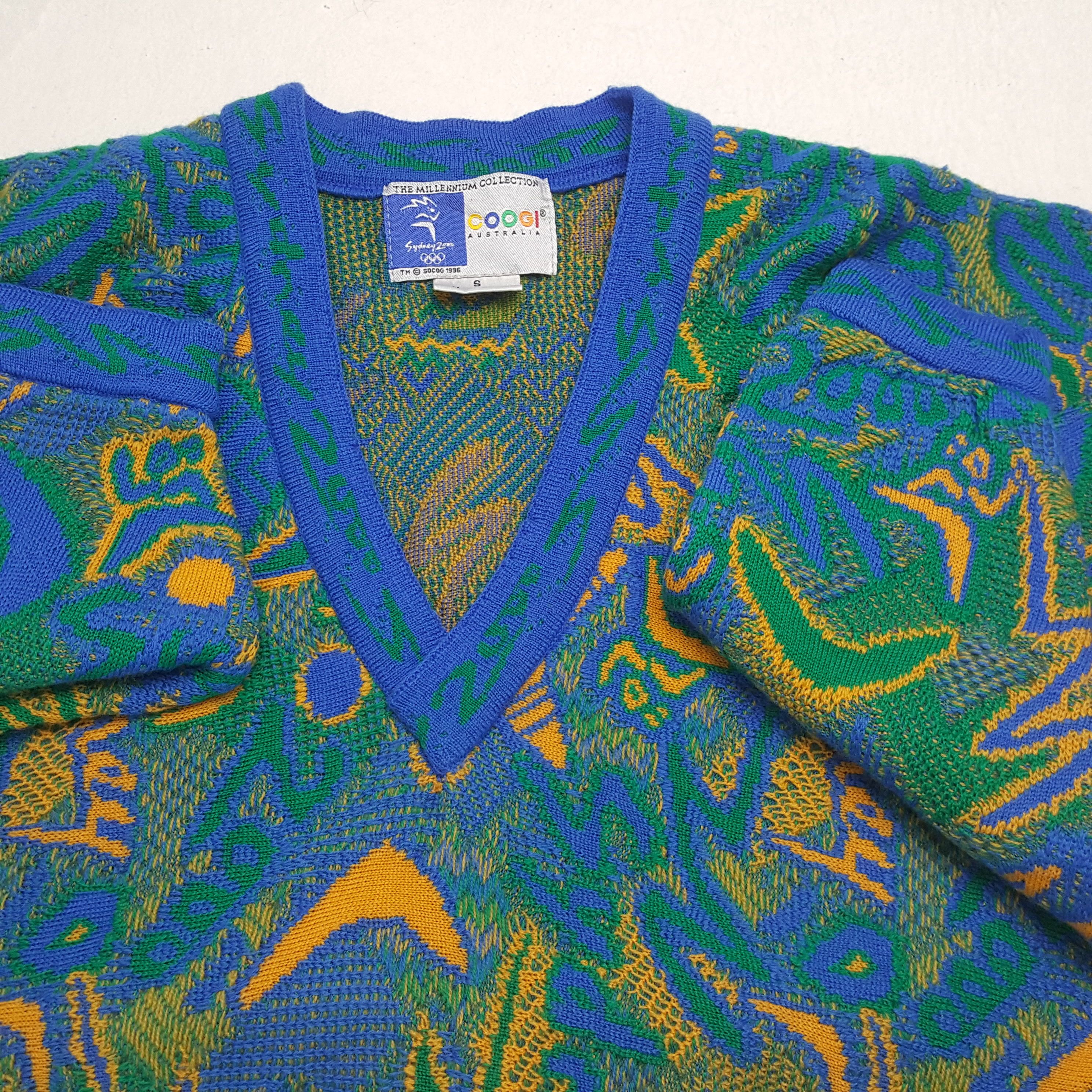 Coogi × USA Olympics × Vintage COOGI OLYMPIC SYDNEY 2000 Nice Design Sweatshirt Size US L / EU 52-54 / 3 - 8 Thumbnail