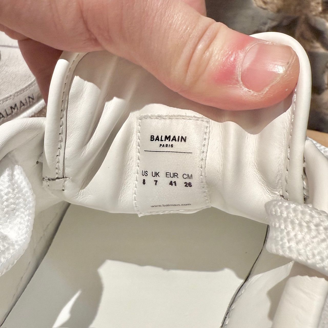 Balmain Balmain Grey Suede Swan Logo Low-top Sneakers Size US 8 / EU 41 - 12 Thumbnail
