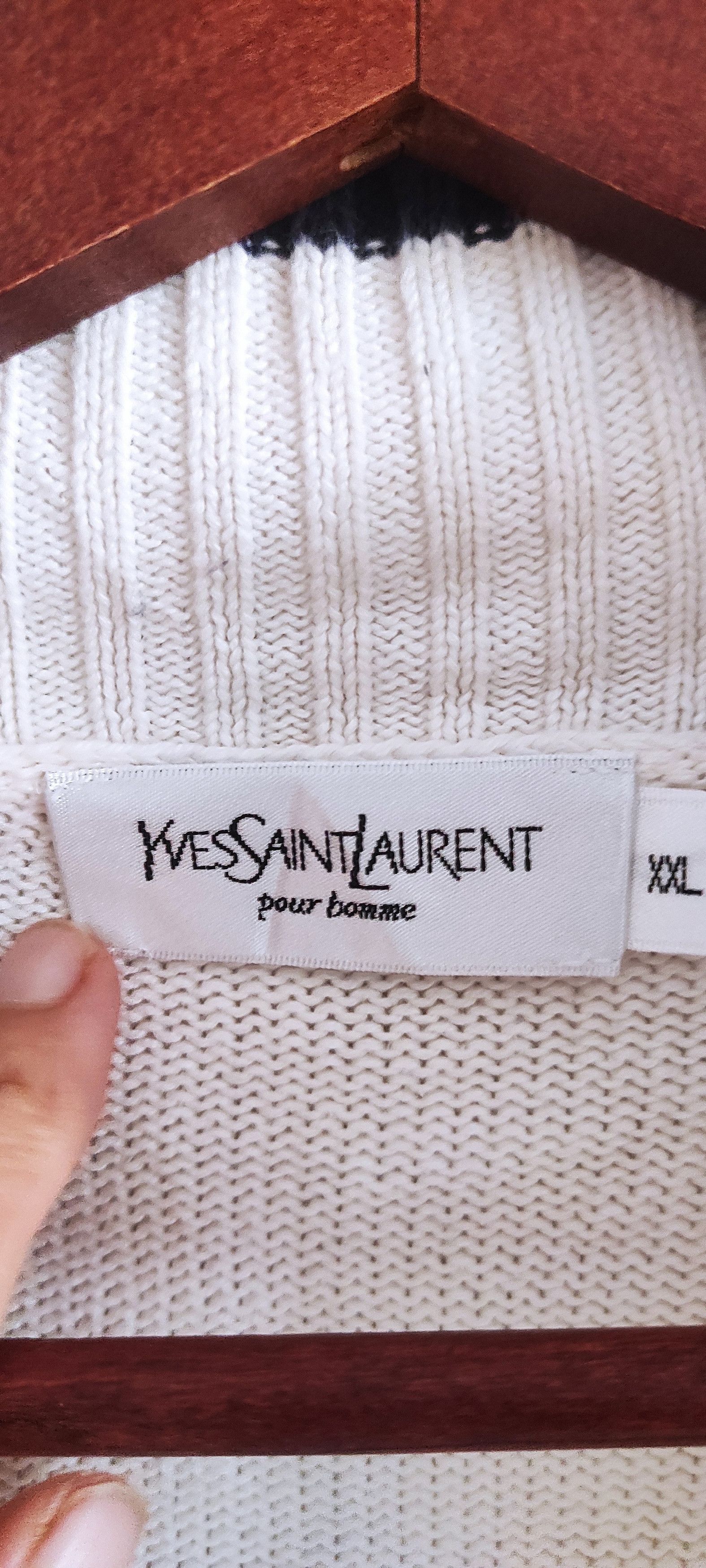Yves Saint Laurent Yves Saint Laurent Sweater Knit Full Zip YSL Size XXL Size US XXL / EU 58 / 5 - 11 Thumbnail