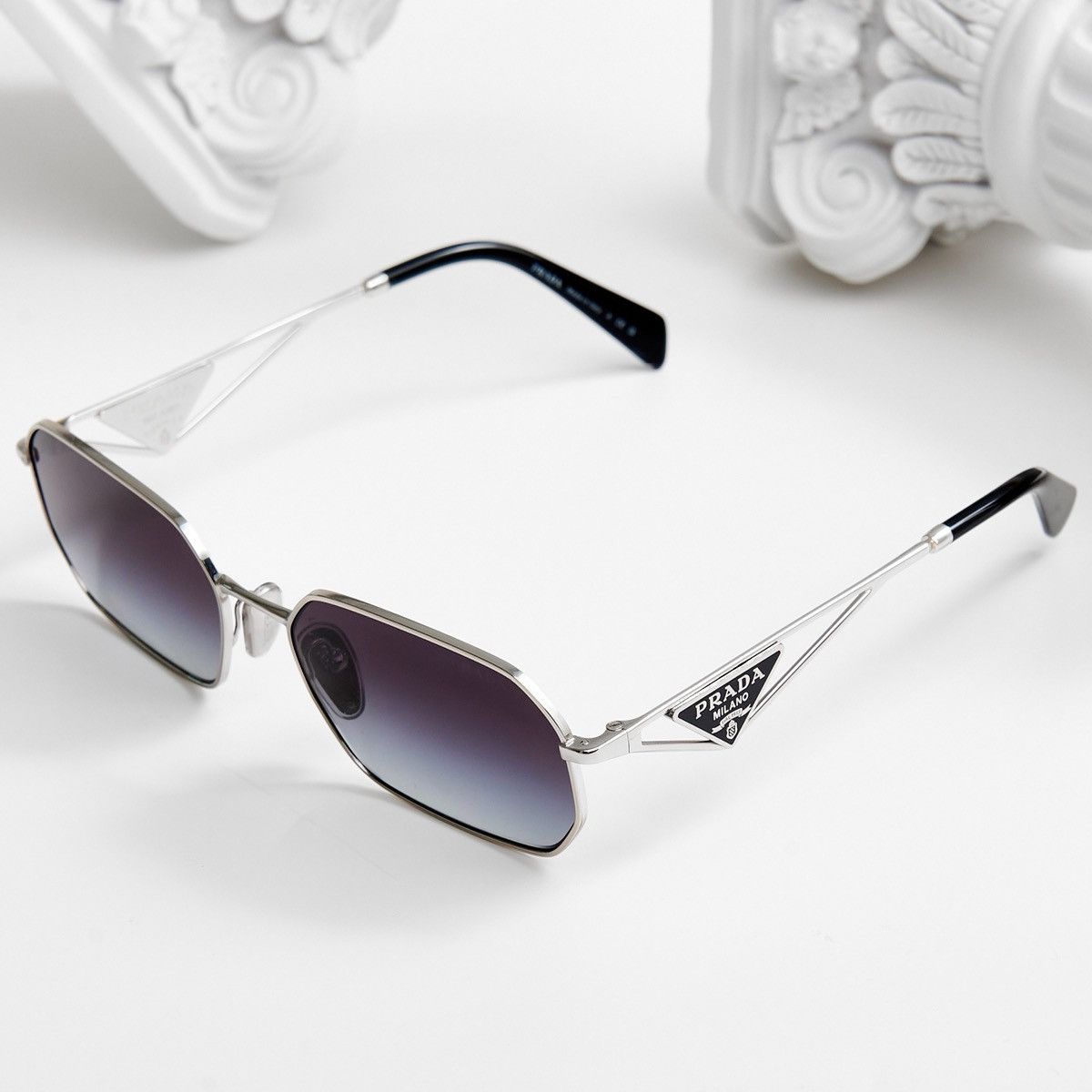 Prada PRADA 0PR A51S 1BC90A SUNGLASSES Size ONE SIZE - 2 Thumbnail