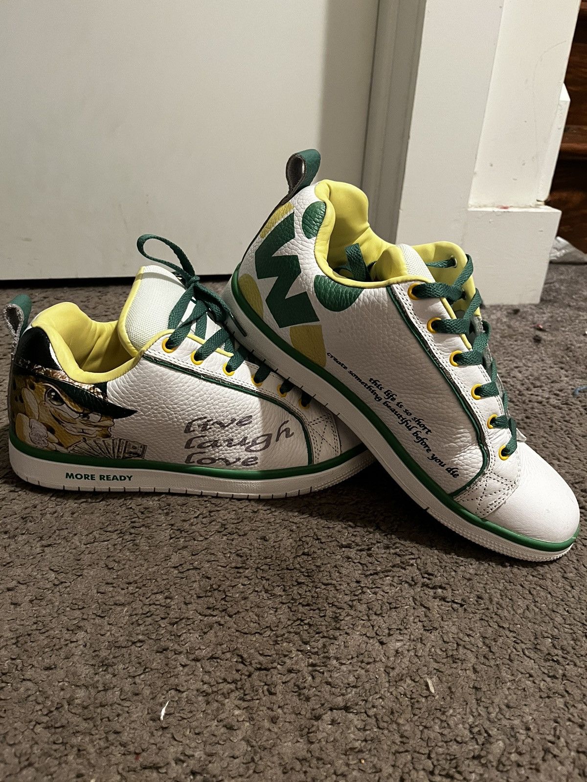 Haunted Starbucks live laugh love SpongeBob shoes