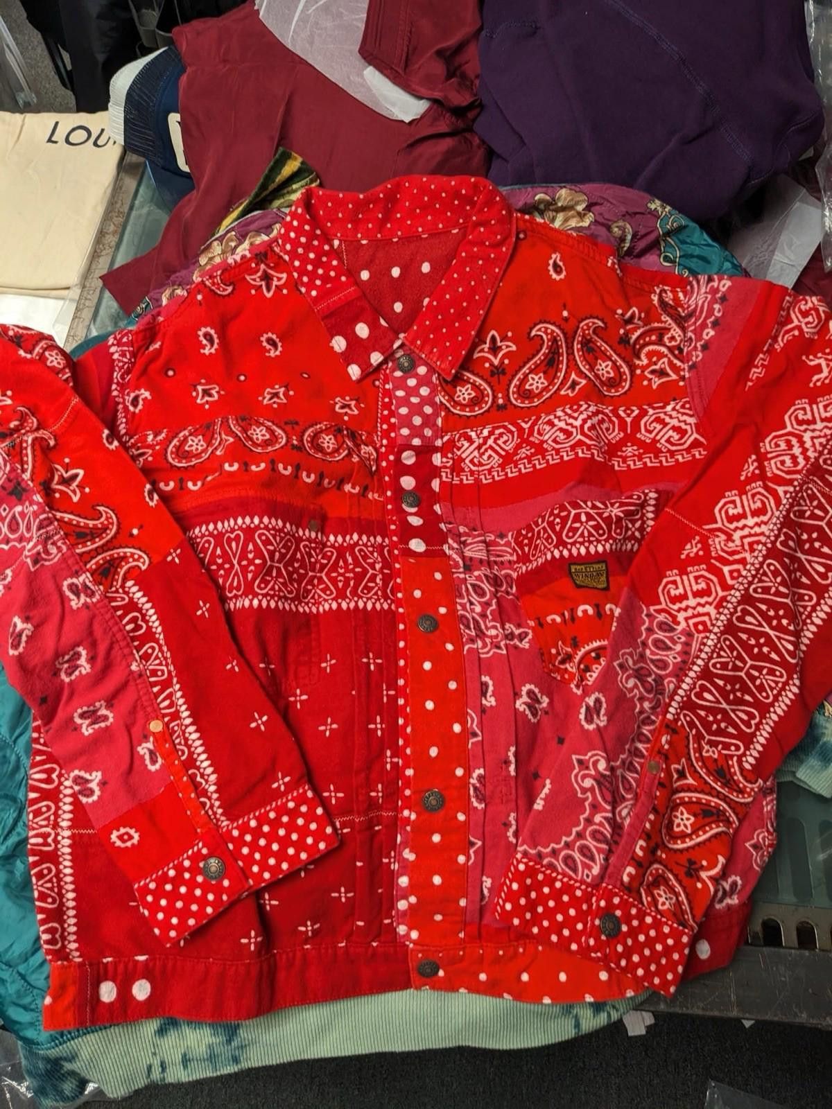 Kapital KAPITAL Reversible Bandana 1st Flannel Jacket Patchwork XXL Size US XXL / EU 58 / 5 - 5 Thumbnail