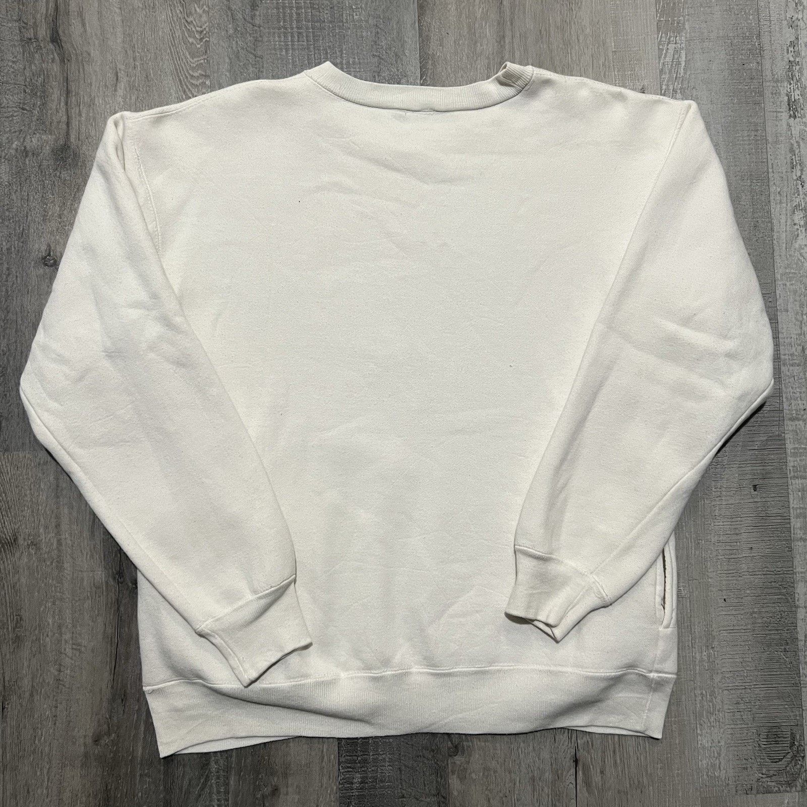 Fila VTG FILA Crewneck Sweatshirt 90s Spell Out Pull Over White M Size US M / EU 48-50 / 2 - 2 Thumbnail
