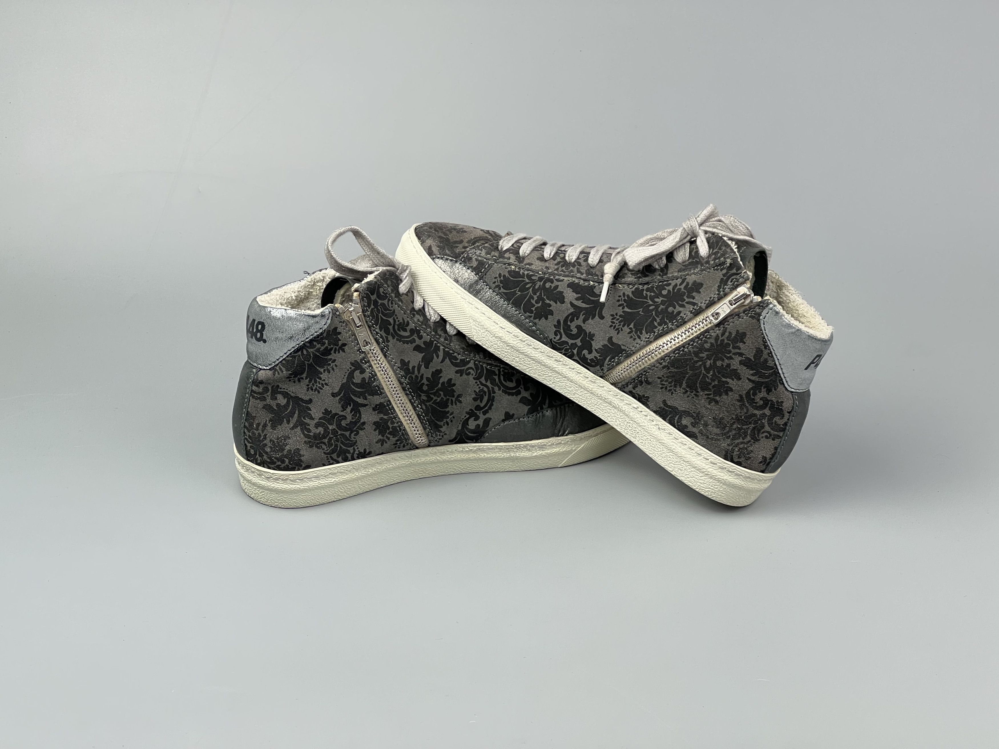 P448 P448 Women's Hi-Top Leather Sneakers Size 40 Size US 9 / IT 39 - 5 Thumbnail