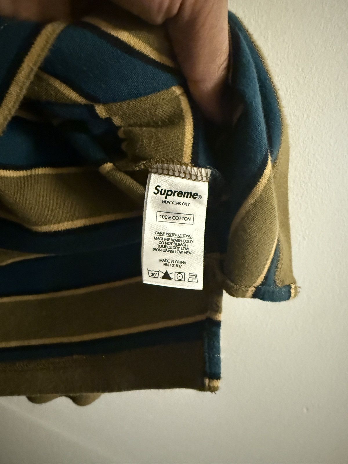 Supreme Supreme Striped Polo Size US L / EU 52-54 / 3 - 3 Thumbnail