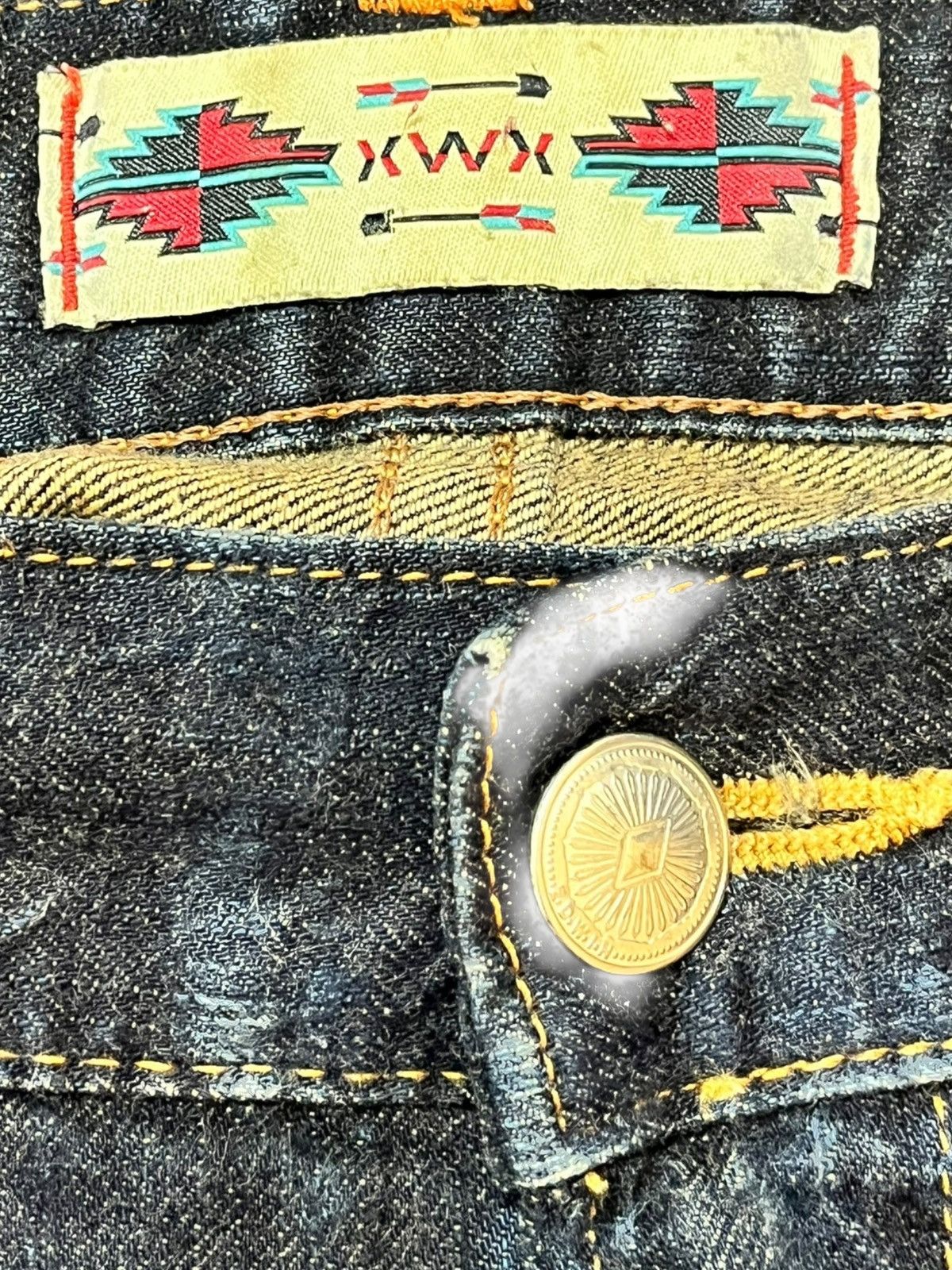 Edwin Vintage Edwin XV Baggy Mudwash Whiskers Denim Size US 42 / EU 58 - 5 Thumbnail
