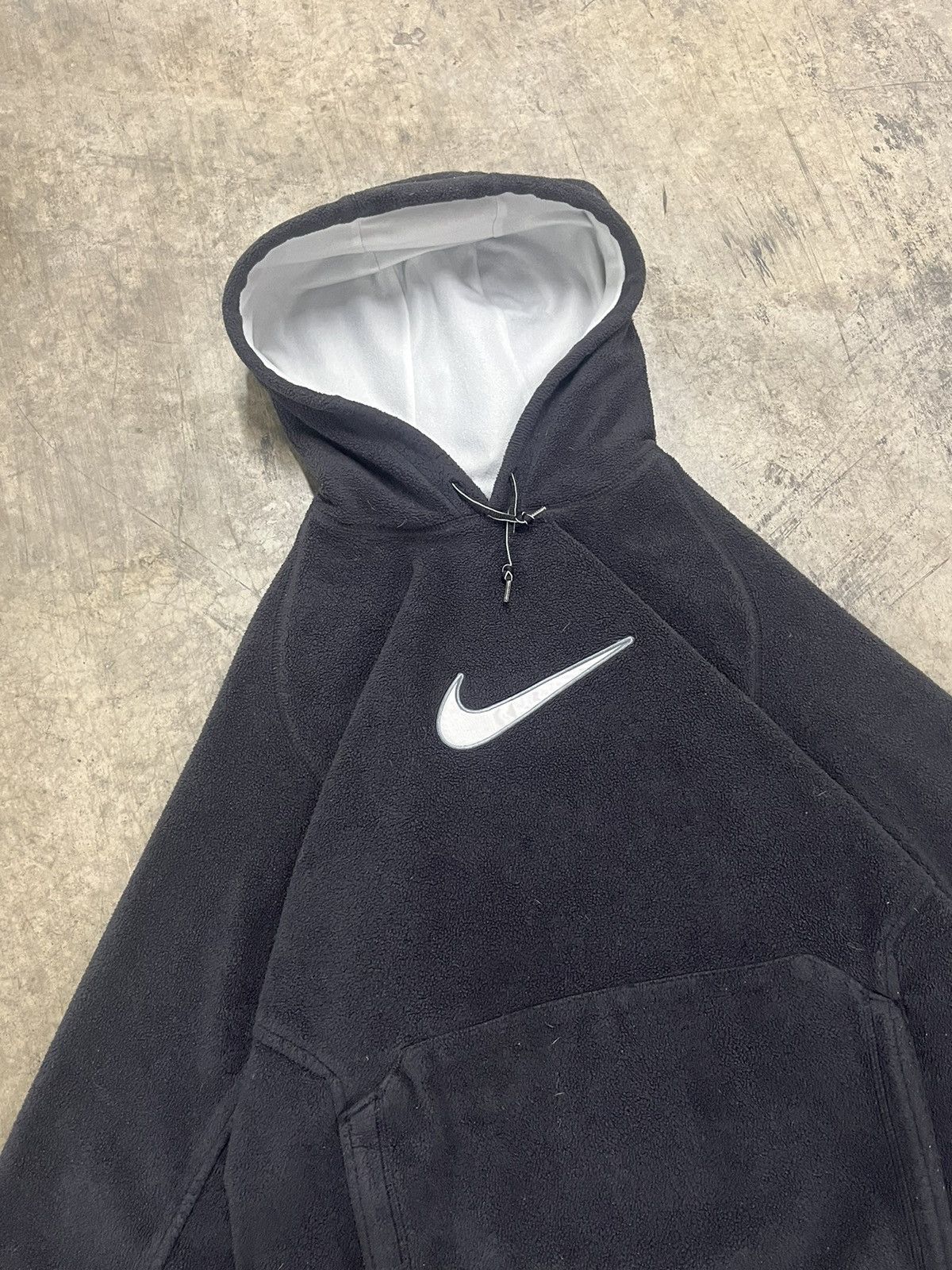 Nike × Vintage Nike y2k big swoosh center swoosh fleece hype rare fall boxy Size US M / EU 48-50 / 2 - 4 Thumbnail