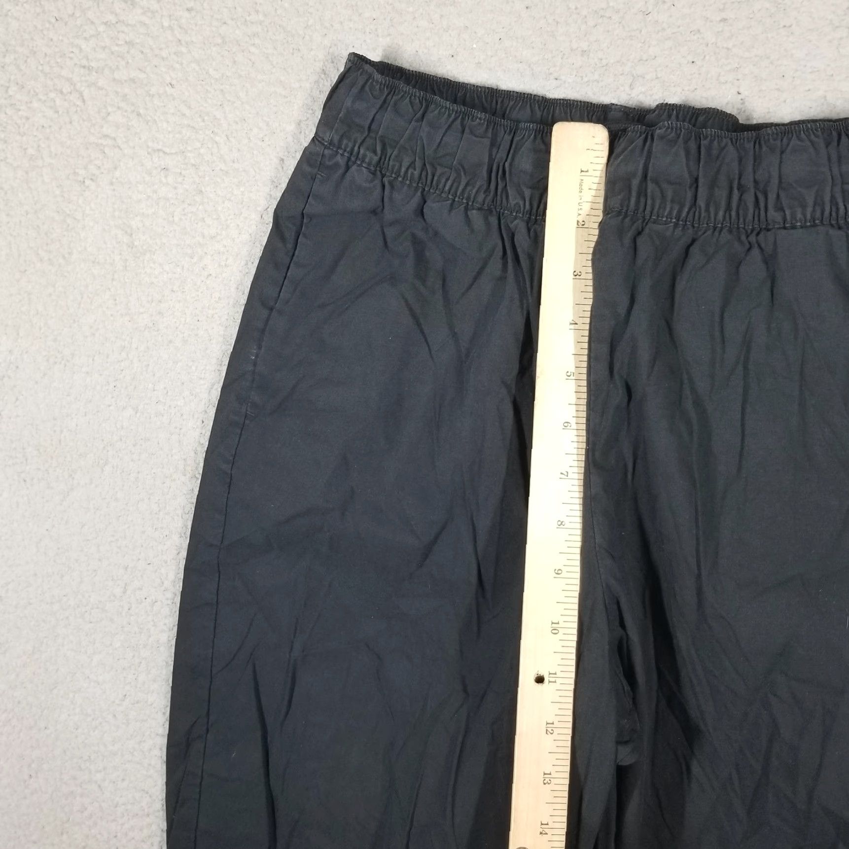 Nike Nike Sportswear Essential High-Rise Curve Pants Medium Black DD5975-010 Women's Size 32" / US 10 / IT 46 - 6 Thumbnail