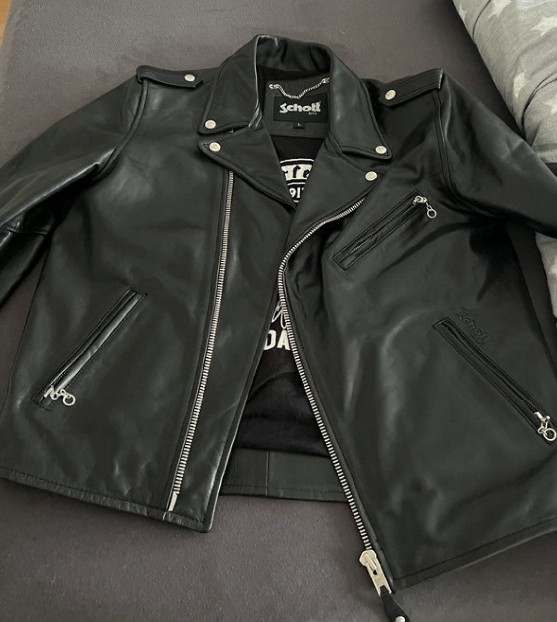 Schott Schott Perfecto Leather Biker Jacket Size US L / EU 52-54 / 3 - 5 Thumbnail