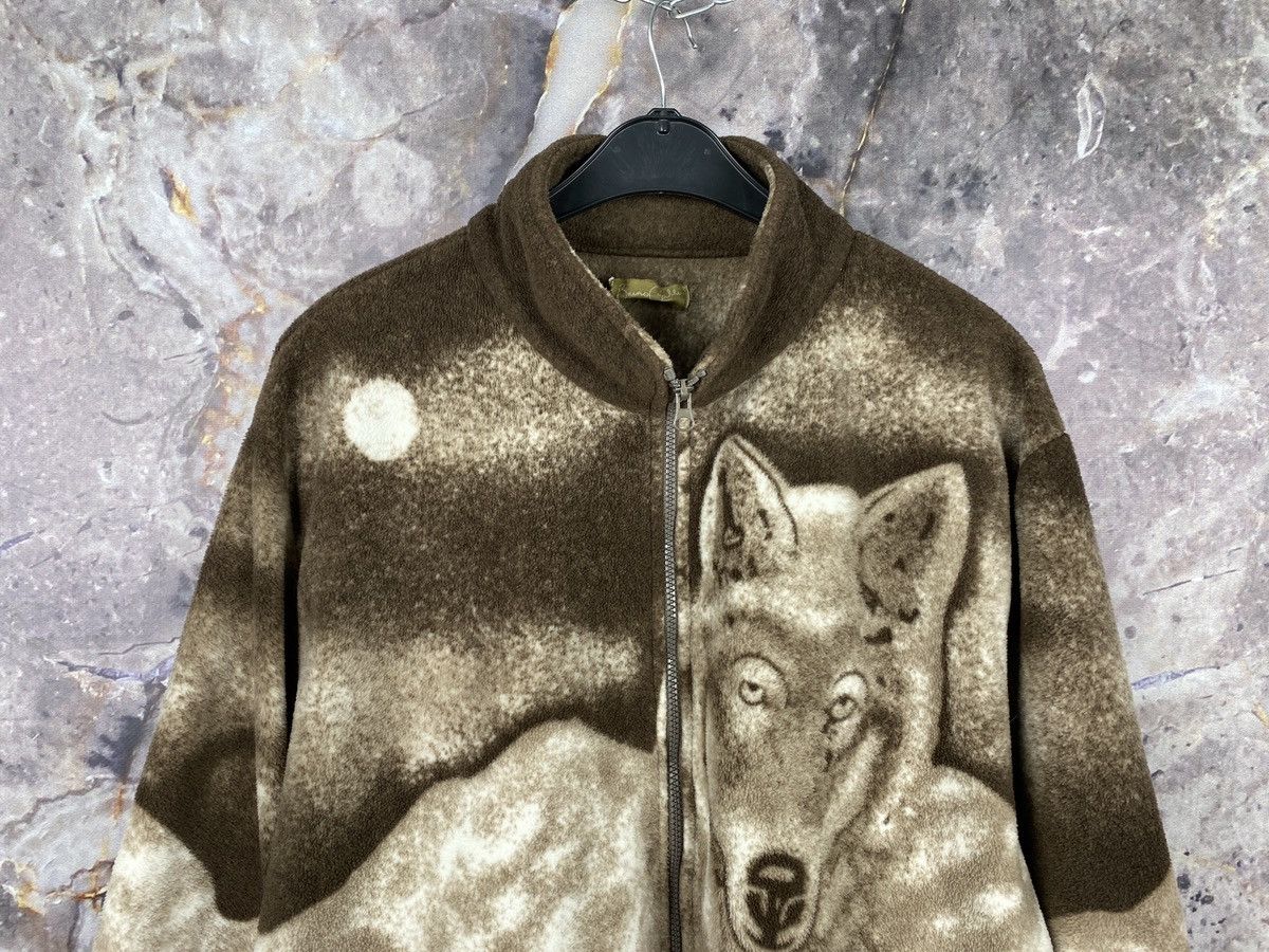 Vintage Men’s Fleece Jacket Wolf Vintage Streetwear Size XL Size US XL / EU 56 / 4 - 2 Thumbnail
