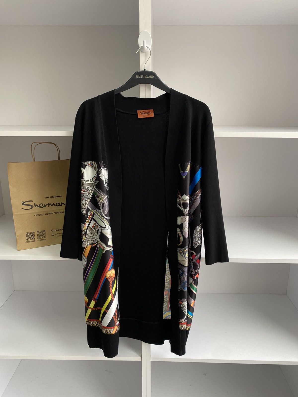 Designer × Missoni × Vintage Vintage Missoni Women’s Poncho Size XS / US 0-2 / IT 36-38 - 2 Thumbnail