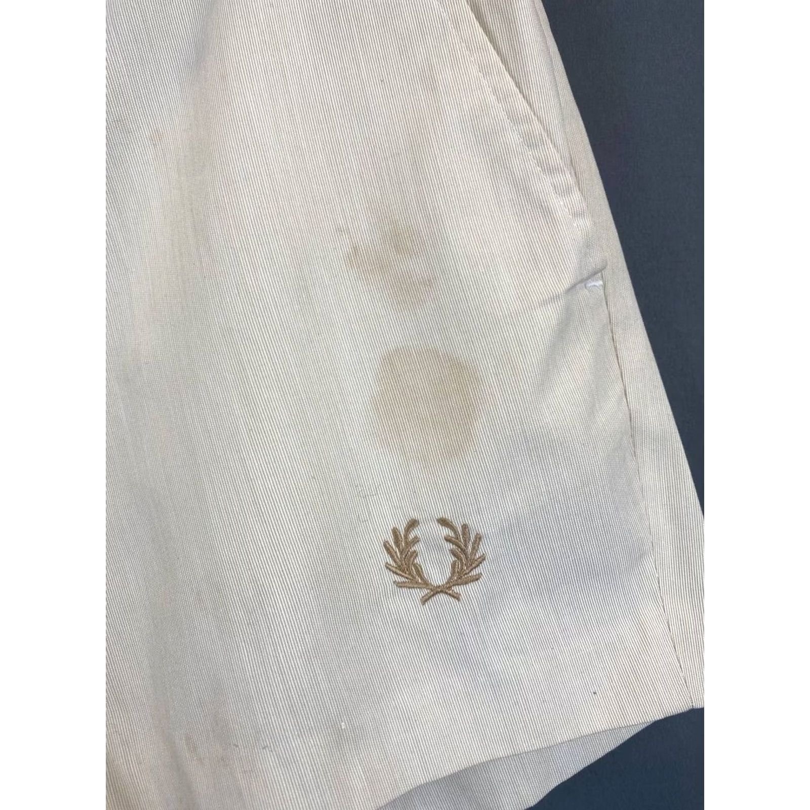 Fred Perry Fred Perry Swim Shorts Size 34 Beige Polyester Belt Loop Stretch Beach Mens Size US 34 / EU 50 - 4 Thumbnail