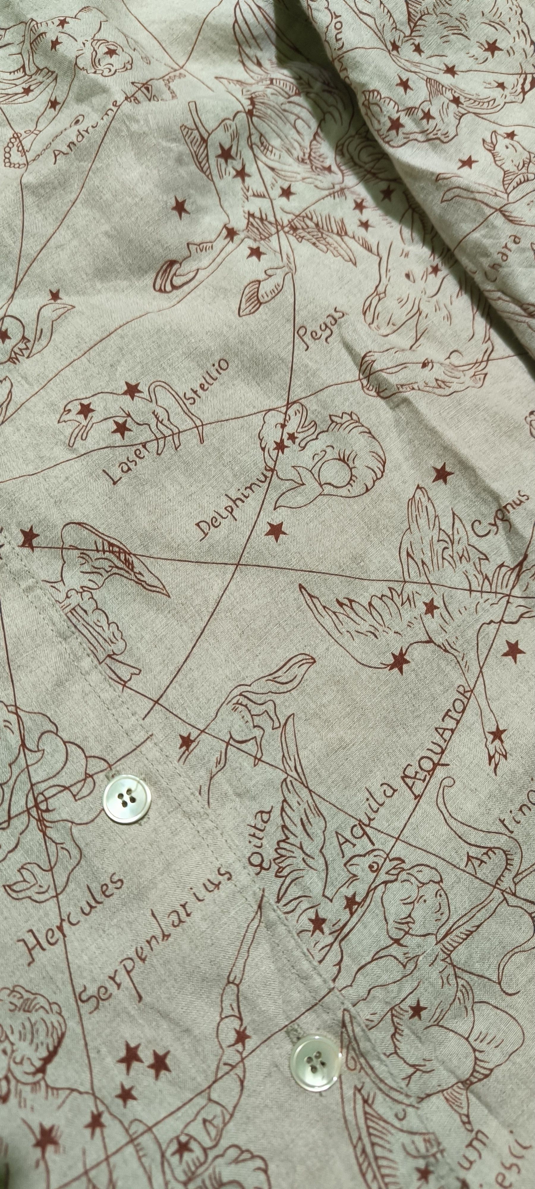 Hermes Hermes "Zodiac Greek mythology" Shirt by Maison Margiela Size US M / EU 48-50 / 2 - 3 Thumbnail