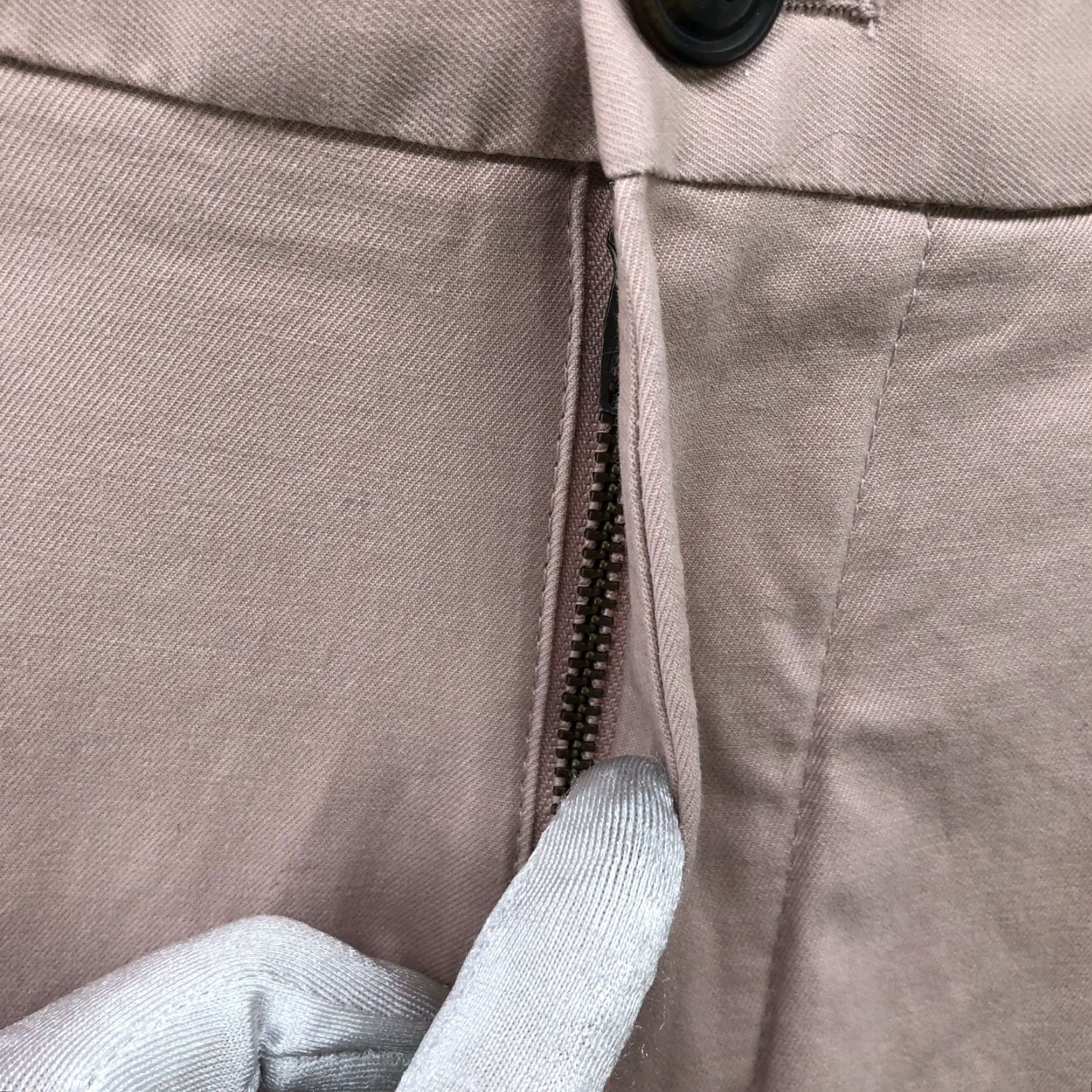 Gap GAP Pale Pink Chino Pants Mens 32x30 Slim Fit Flat Front Stretch Size US 32 / EU 48 - 5 Thumbnail