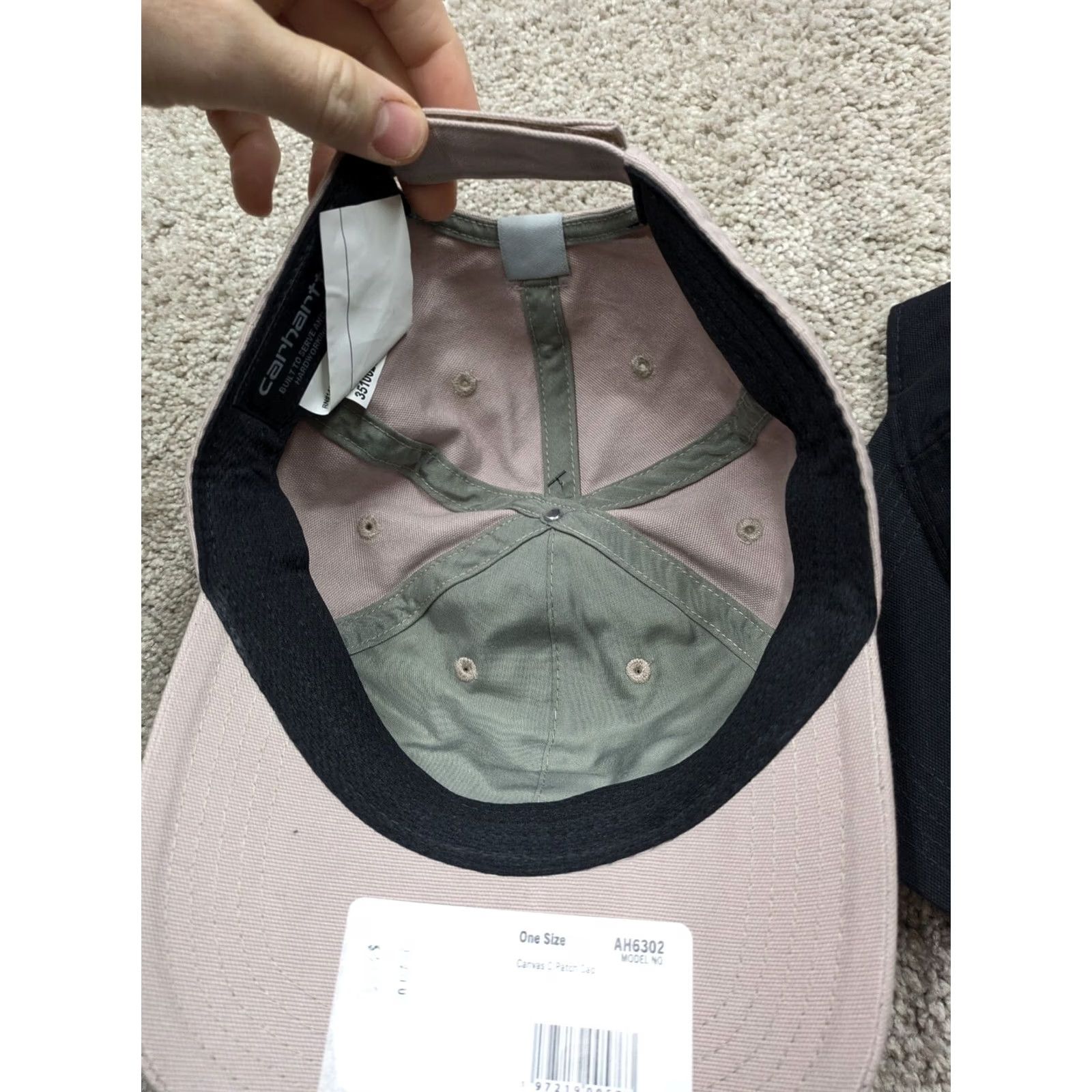 Carhartt Carhartt Womens Hat Cap Canvas Black Comfort C Logo Patch One Size Denim NWT Size ONE SIZE - 6 Thumbnail