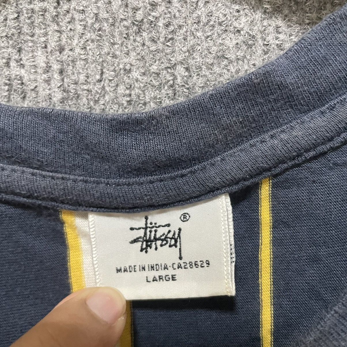 Stussy Y2K Stussy Multicolour Stripes T Shirt Size US L / EU 52-54 / 3 - 4 Thumbnail