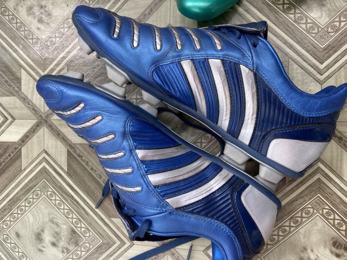 Adidas × Vintage Vintage 2005 Adidas Predator Absolute TRX FG (Blue/Silver) Size US 10 / EU 43 - 15 Thumbnail