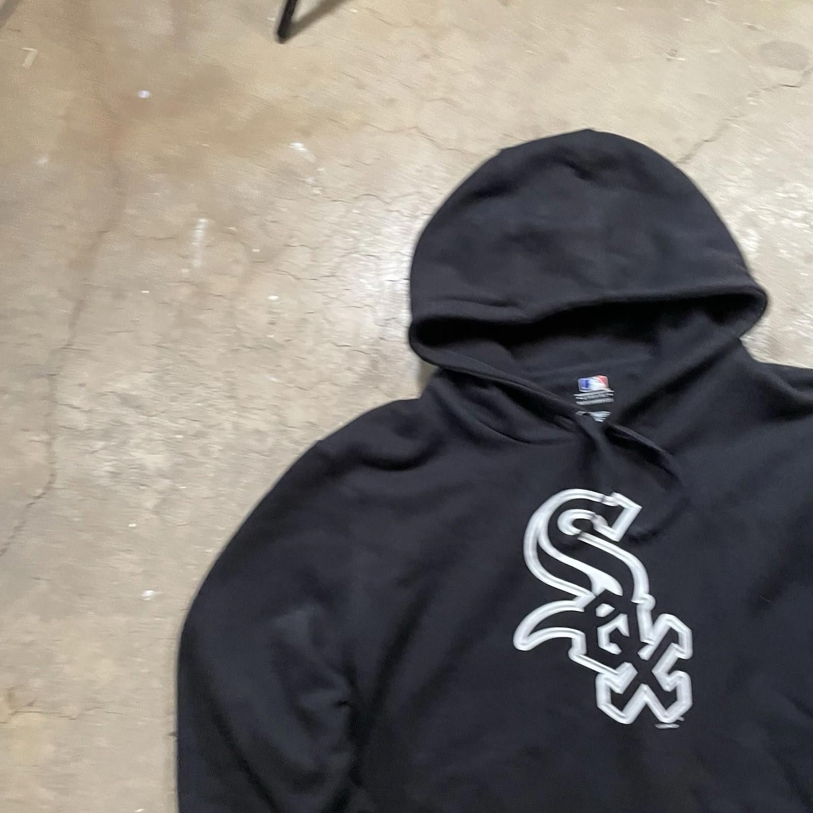 Majestic Chicago White Sox Nike Center check Hoodie Mens XL Pullover Size ONE SIZE - 5 Thumbnail