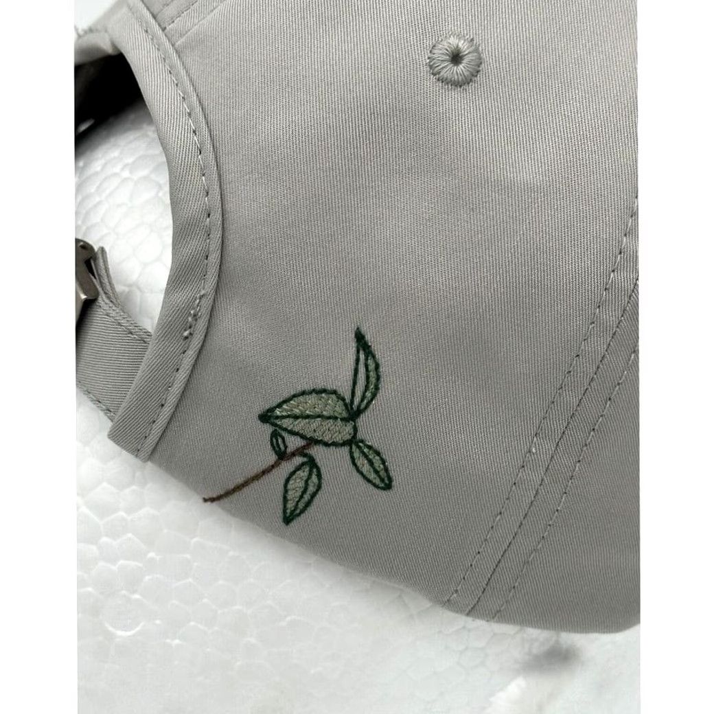 tentree Ten Trees Hats Baseball Cap Mens OSFA Grey Strap Back Embroidered Logo New Size ONE SIZE - 5 Thumbnail