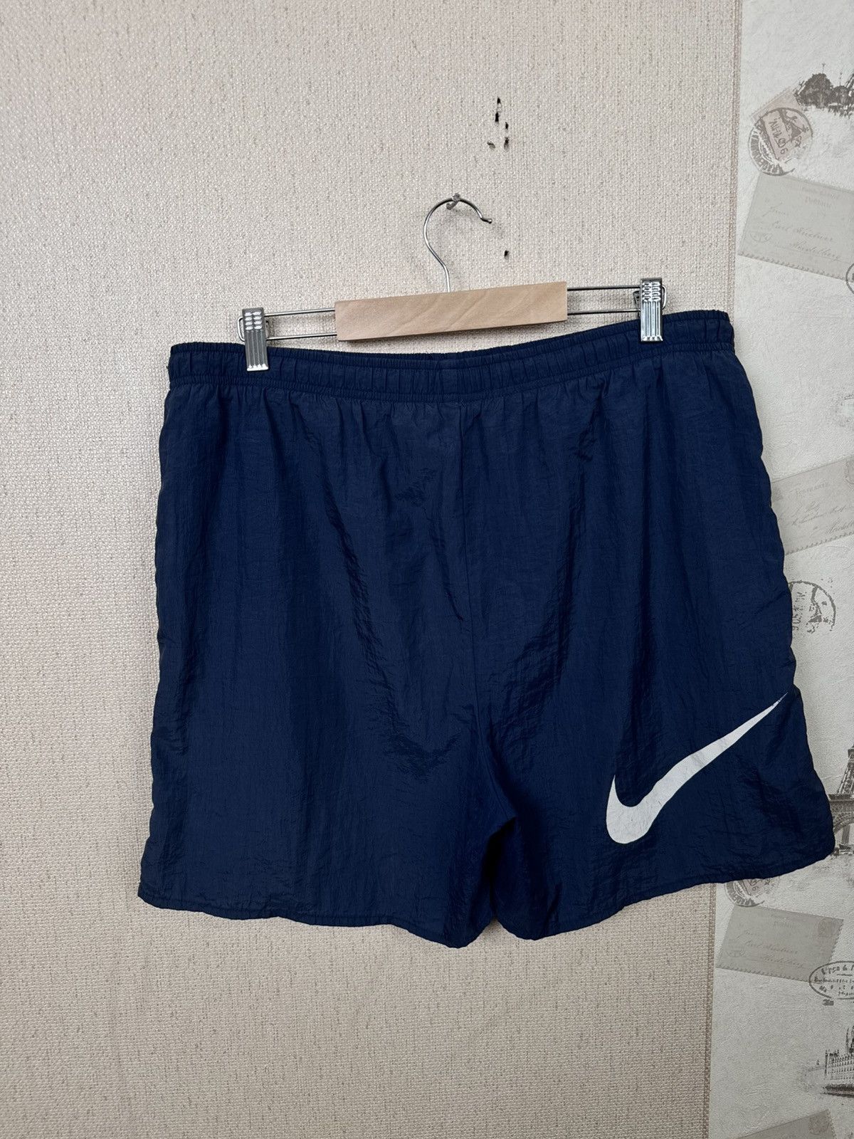 Nike Vintage Nike Shorts Swiming Trucks XL Nylon Blue Streetwear Size US 34 / EU 50 - 5 Thumbnail