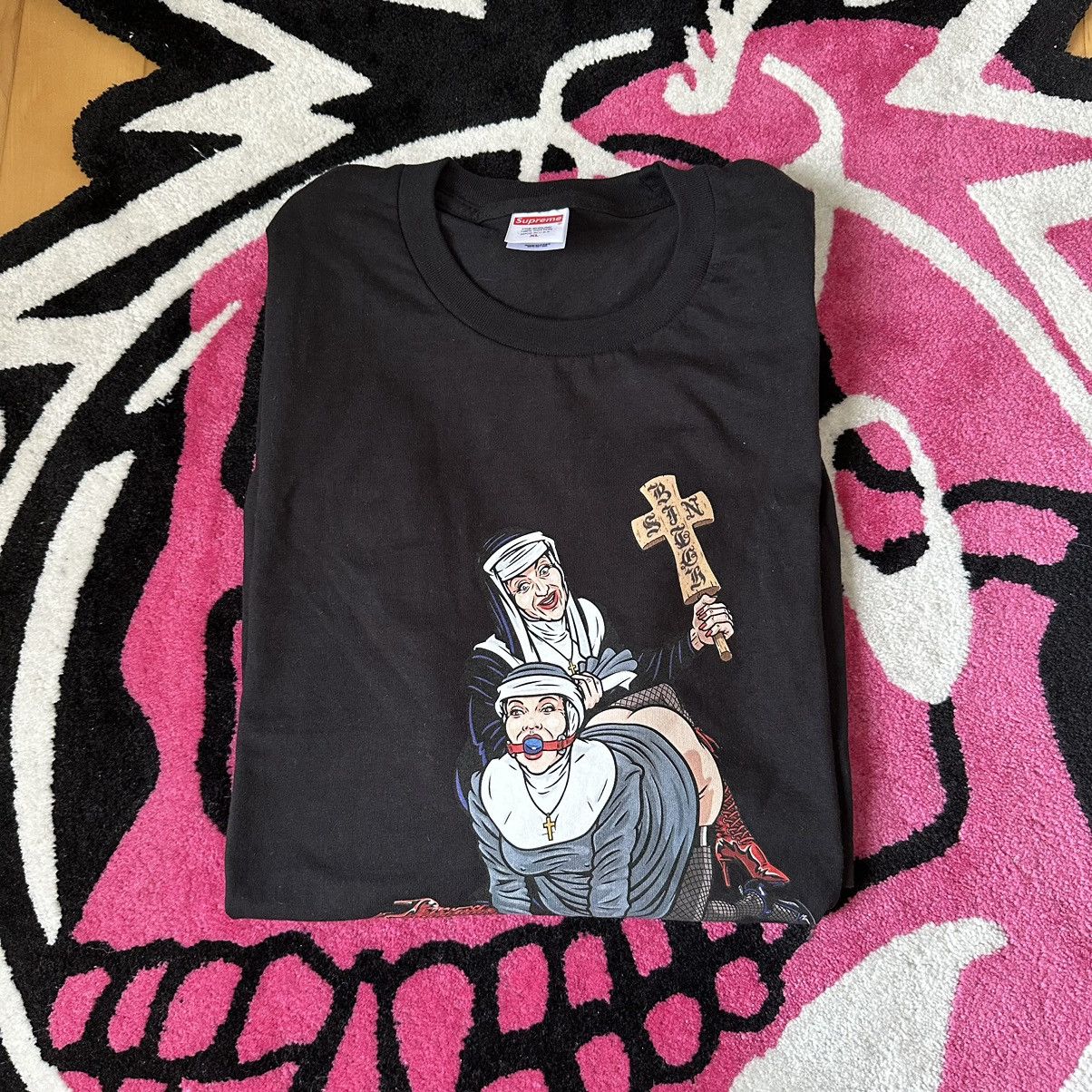 Supreme Nuns Tee Black