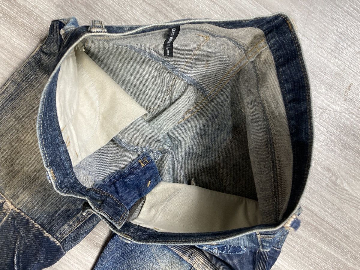 Black Barrett × Neil Barrett Blackbarrett By Neil Barrett Biker Ribbed Jeans Pant Size US 31 - 9 Thumbnail