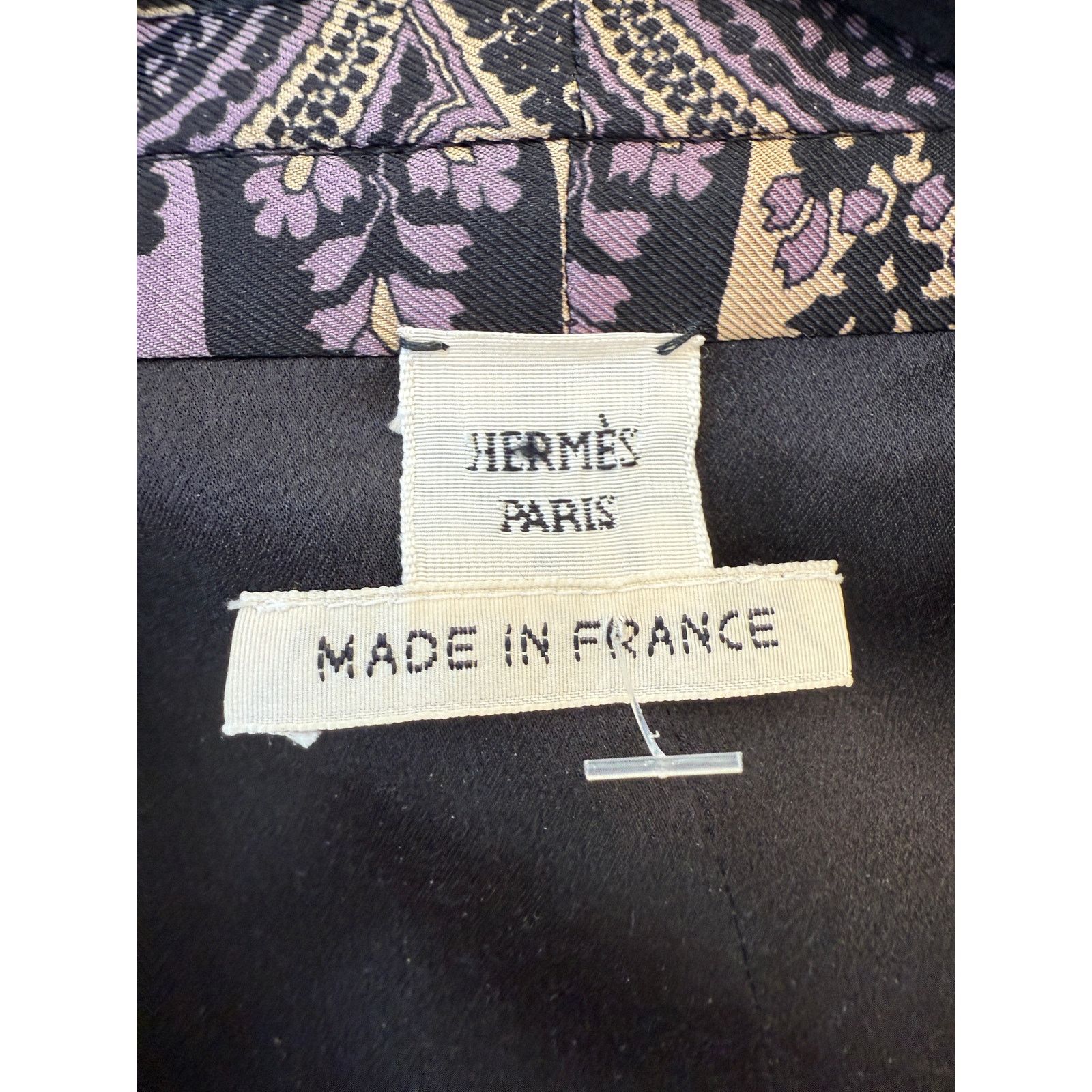 Hermes Hermes Paris Purple Paisley Silk Vest Size M / US 6-8 / IT 42-44 - 3 Thumbnail