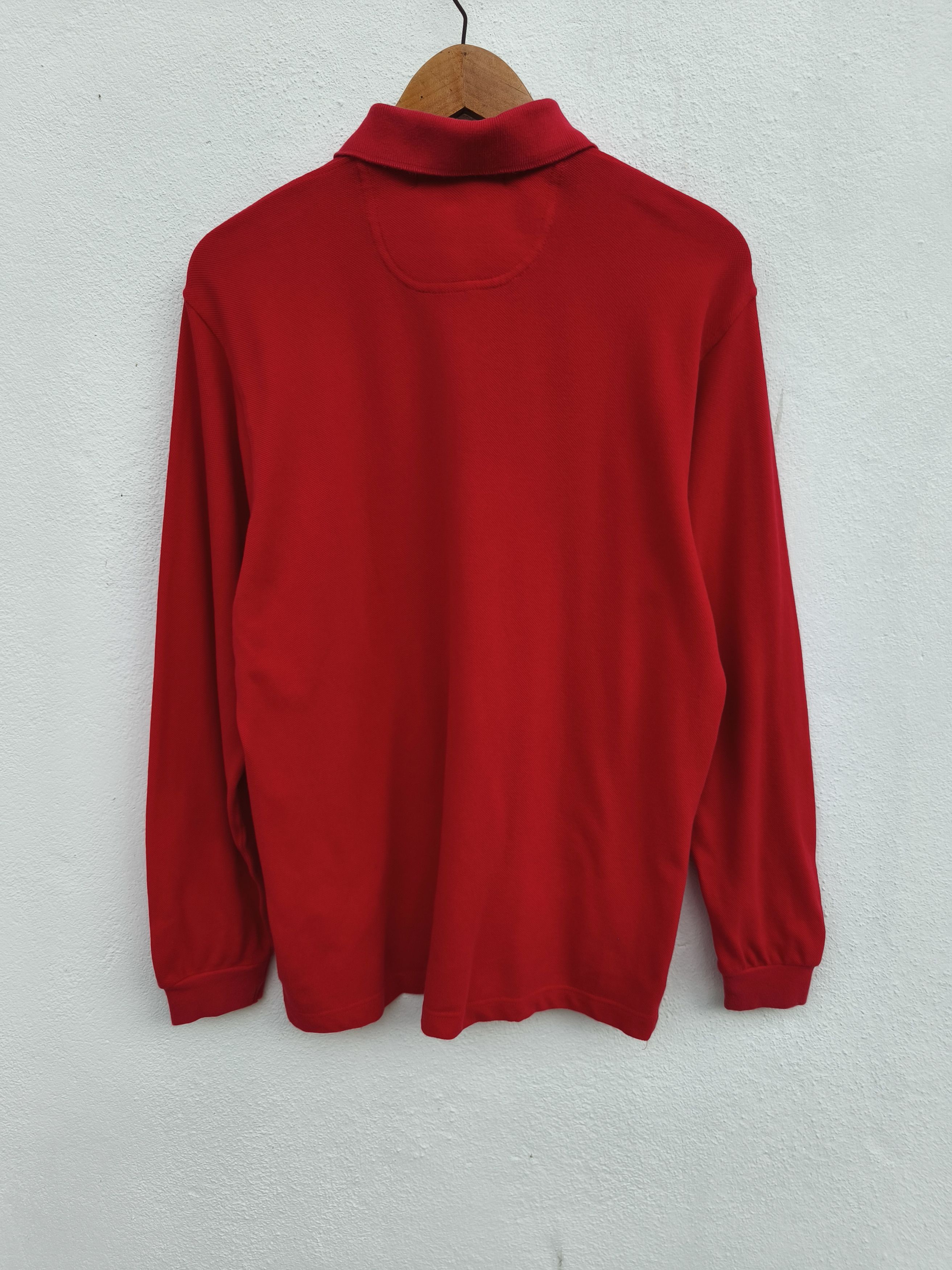 Burberry 🔥 Vintage Burberry t shirt polos long sleeve Size US L / EU 52-54 / 3 - 3 Thumbnail