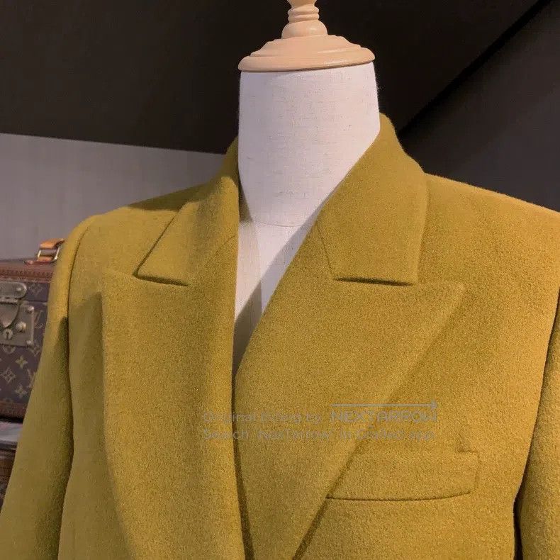 Saint Laurent Paris Saint Laurent Paris Coat yellow Size XS / US 0-2 / IT 36-38 - 3 Thumbnail