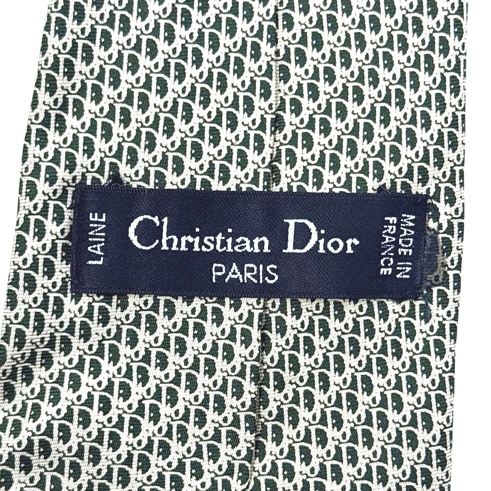 Christian Dior Monsieur Christian Dior Oblique Pattern Tie Size ONE SIZE - 5 Thumbnail
