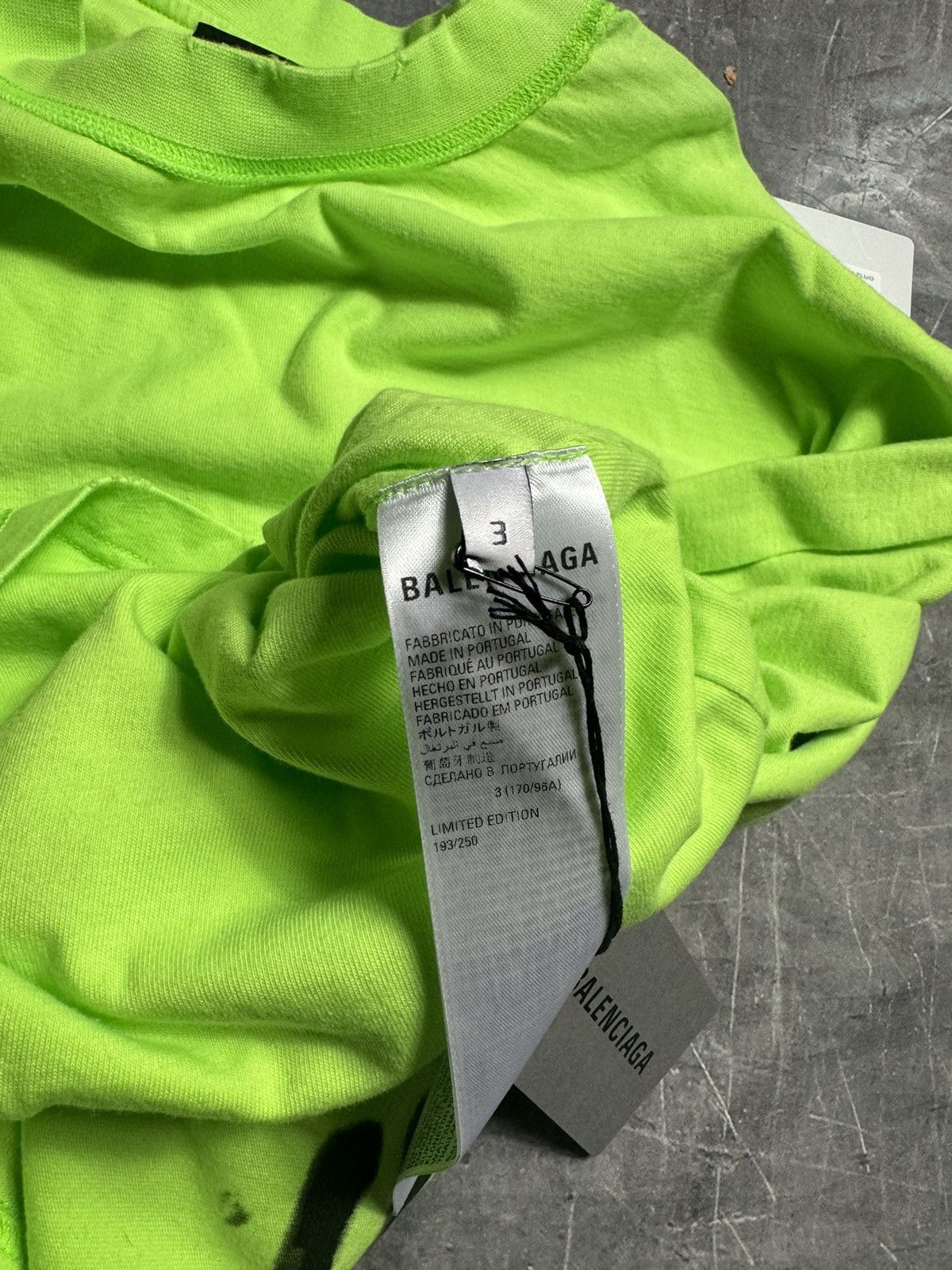 Balenciaga Balenciaga Acid Arab Distressed Long Sleeve Shirt LIMITED Size US S / EU 44-46 / 1 - 11 Thumbnail