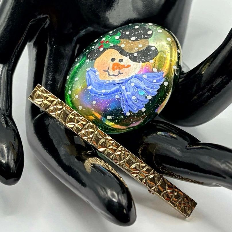 Other 90s Green & Gold Snowman Pin Bundle Size ONE SIZE - 1 Thumbnail